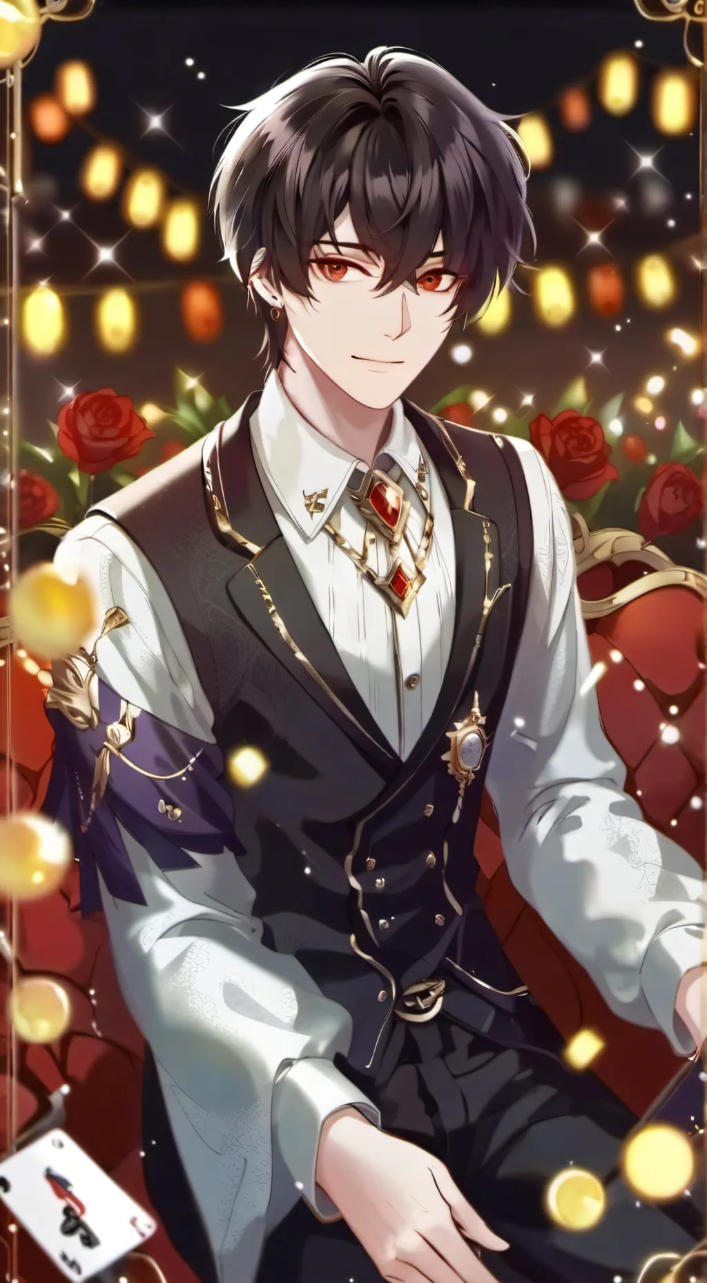 ai character: Ash background