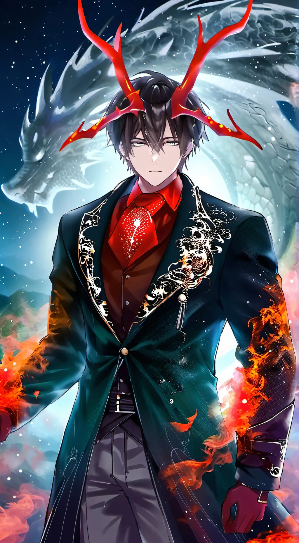 ai character: Tu Dragón background