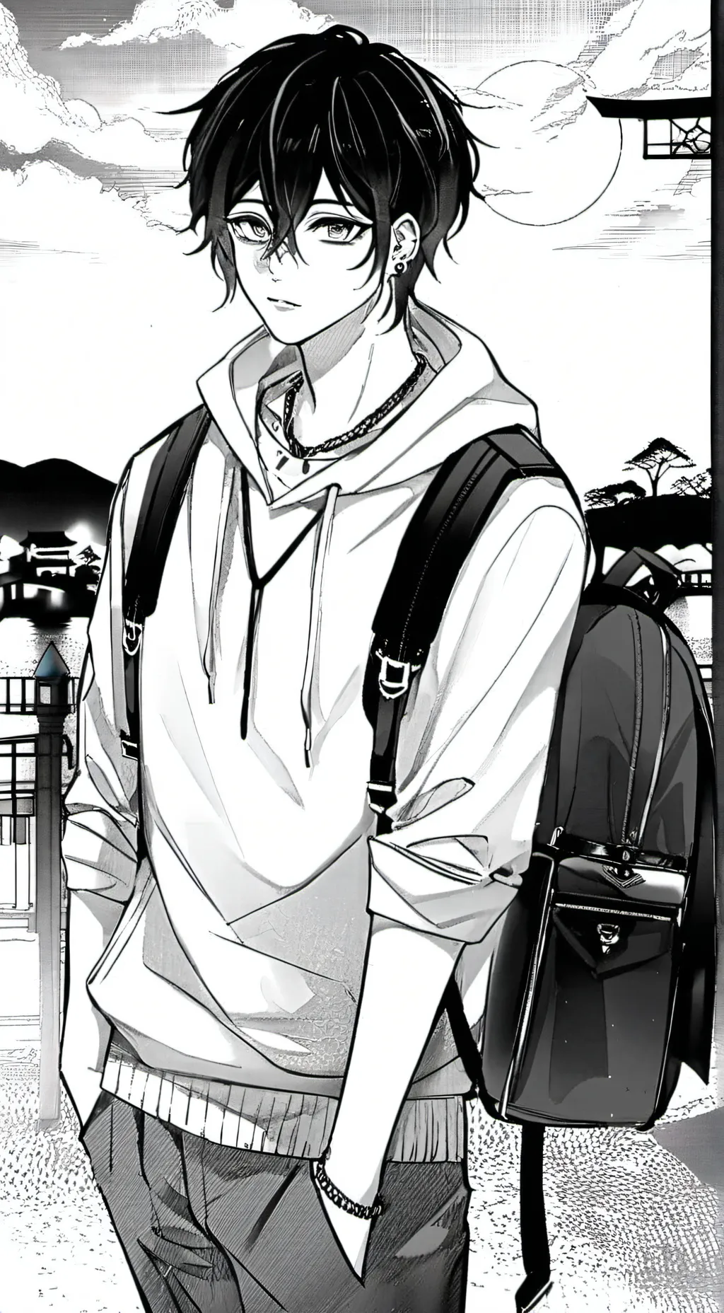 ai character: Hoon (2) 🏳‍🌈 background