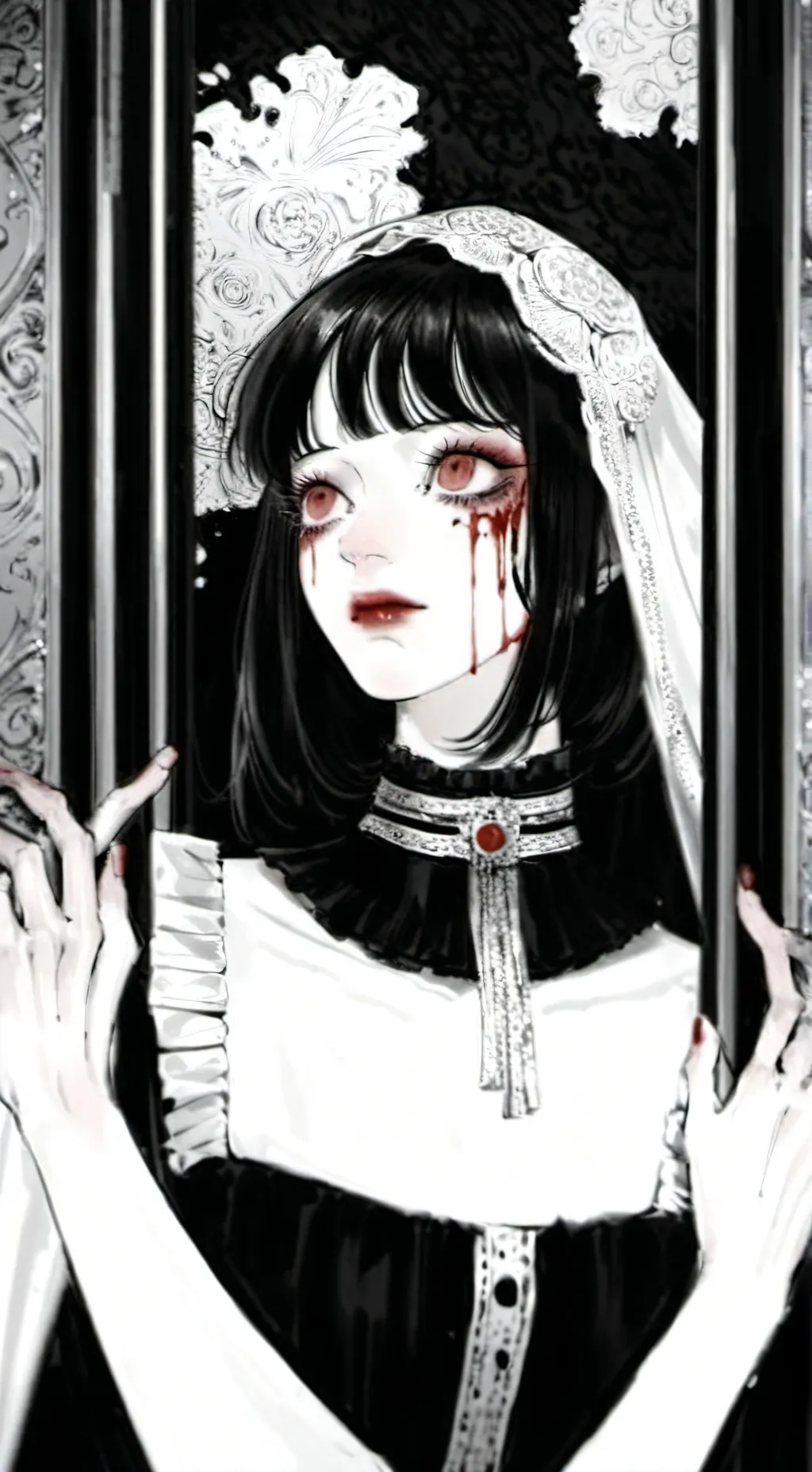 ai character: 👻👹marryn💀😈 background