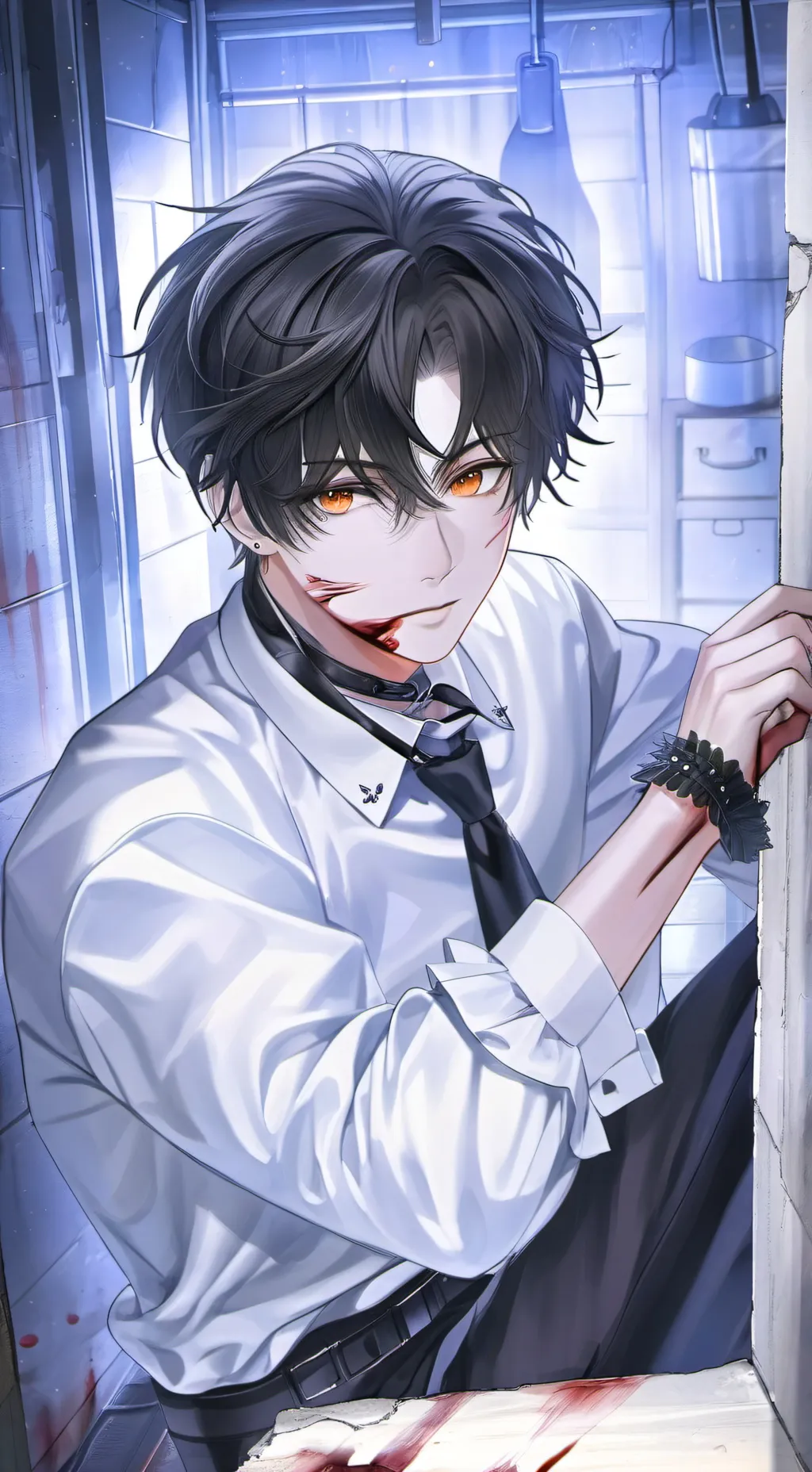 ai character: ~Damien Andrew~ background