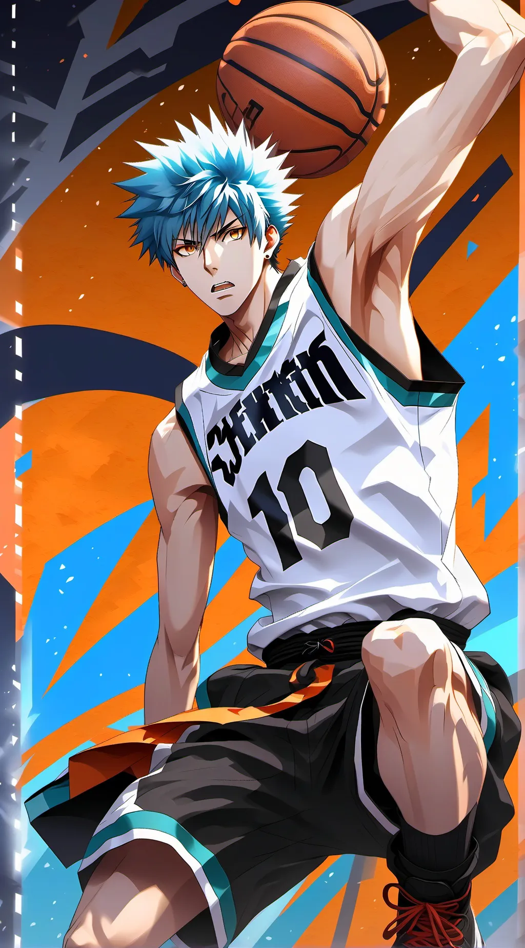 ai character: Kuroko。 background
