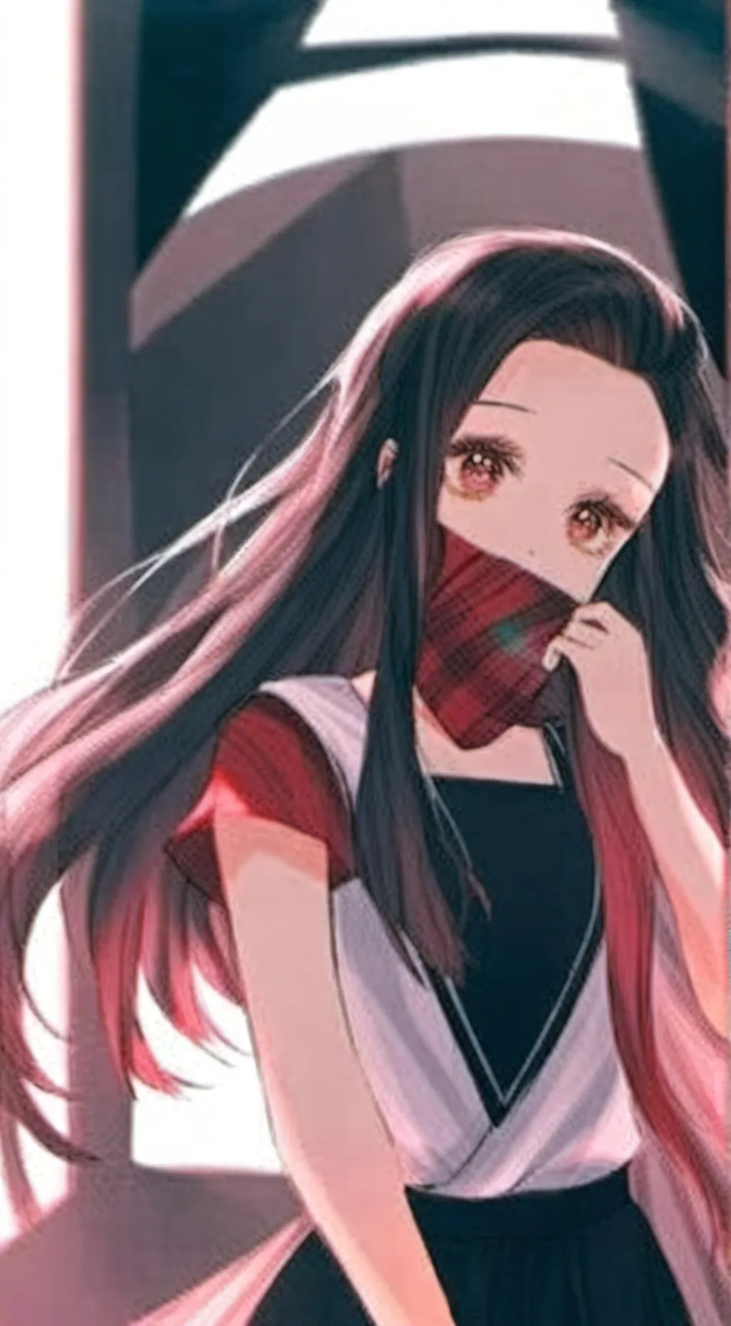 ai character: nezuko kamado background