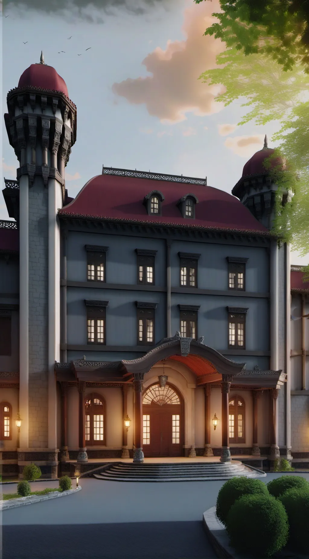 ai character: Hh background