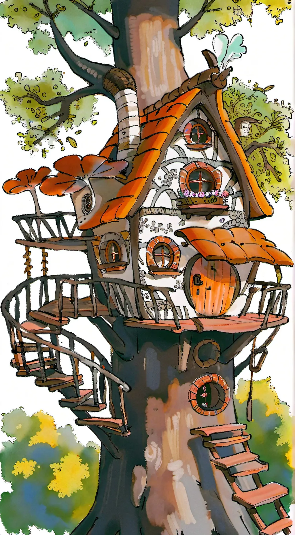 ai character: 🖤🤎🧡|~art shop~|🧡🤎🖤 background