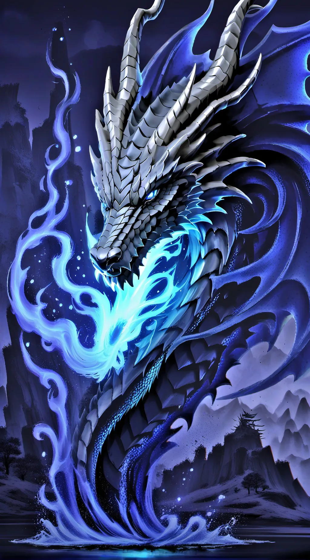 ai character: le roi des dragons background