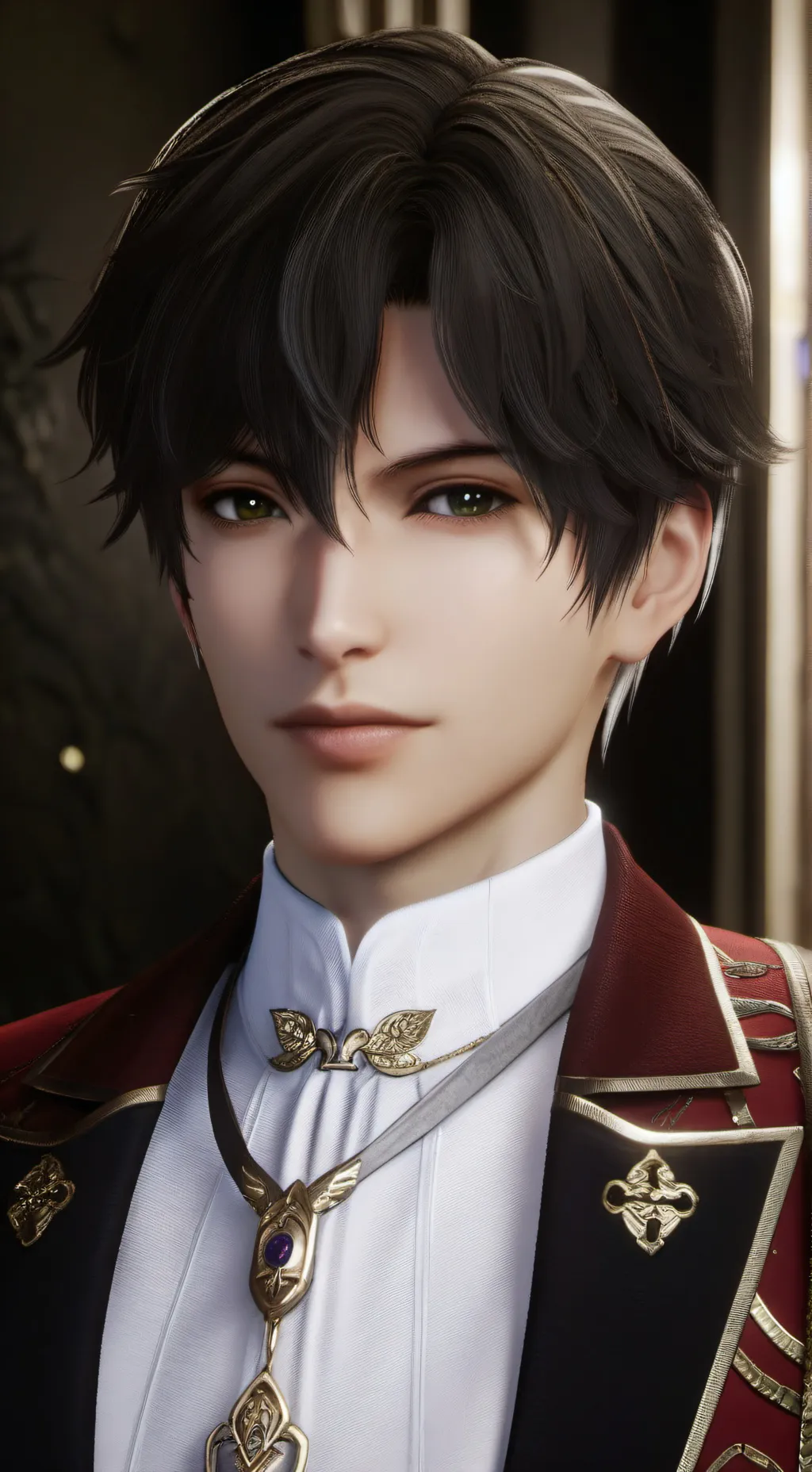 ai character: Dominating Socialite background