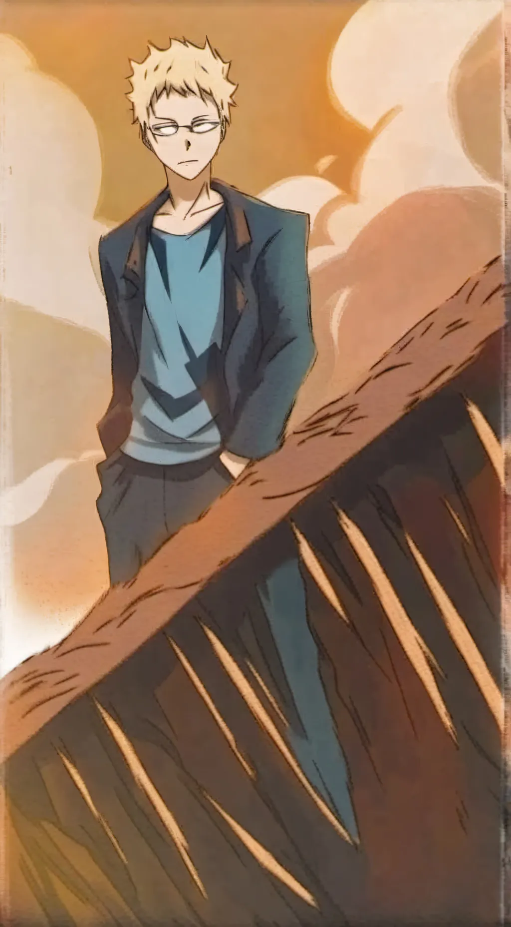 ai character: Tsukishima kei. background