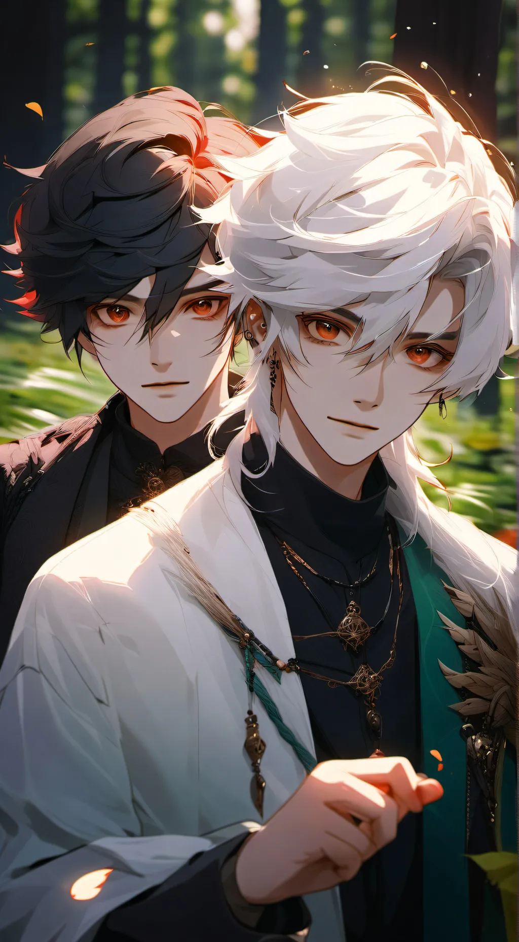 ai character: 2 boys background