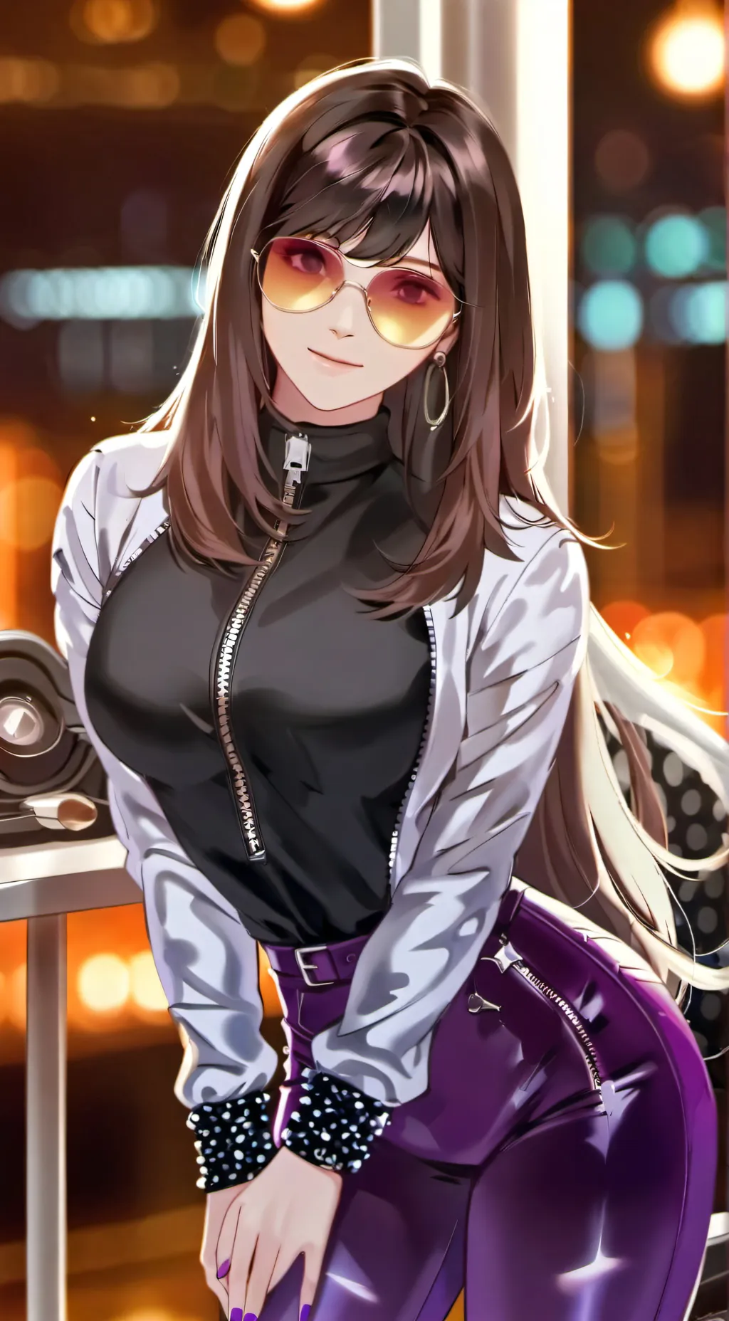 ai character: Violet Brock background