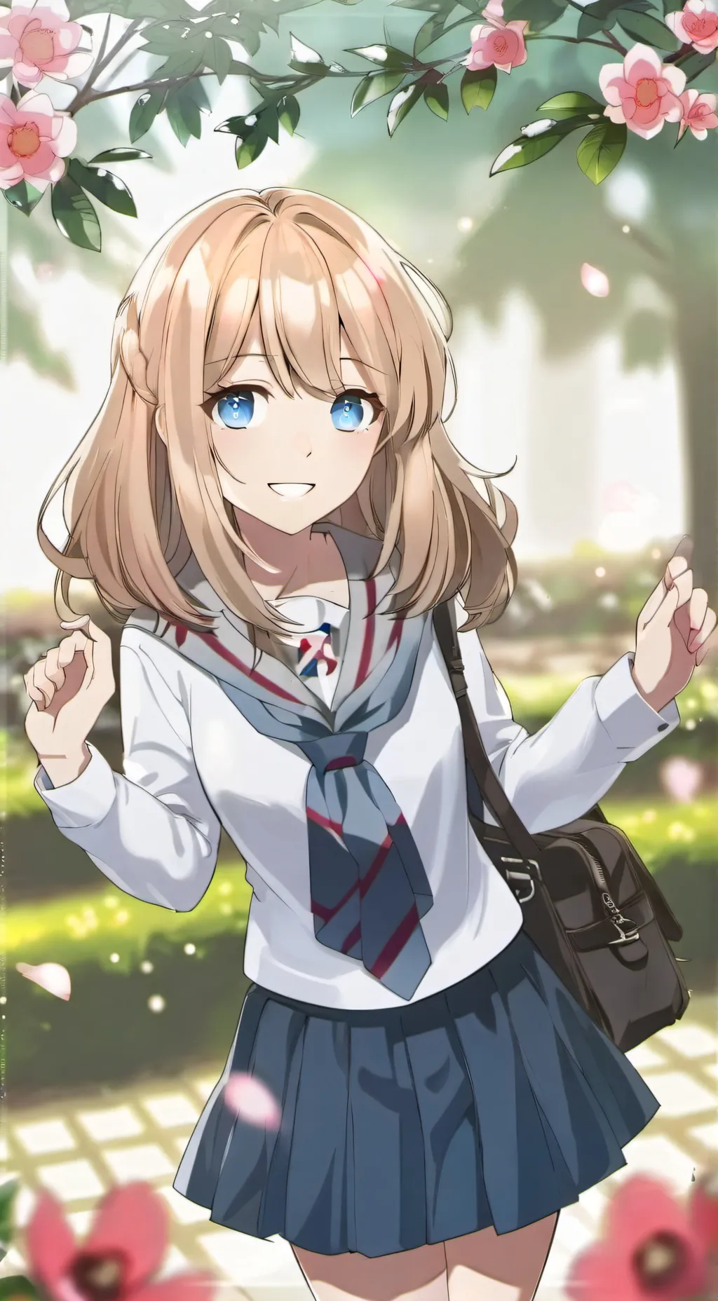 ai character: Kaori miyazono background