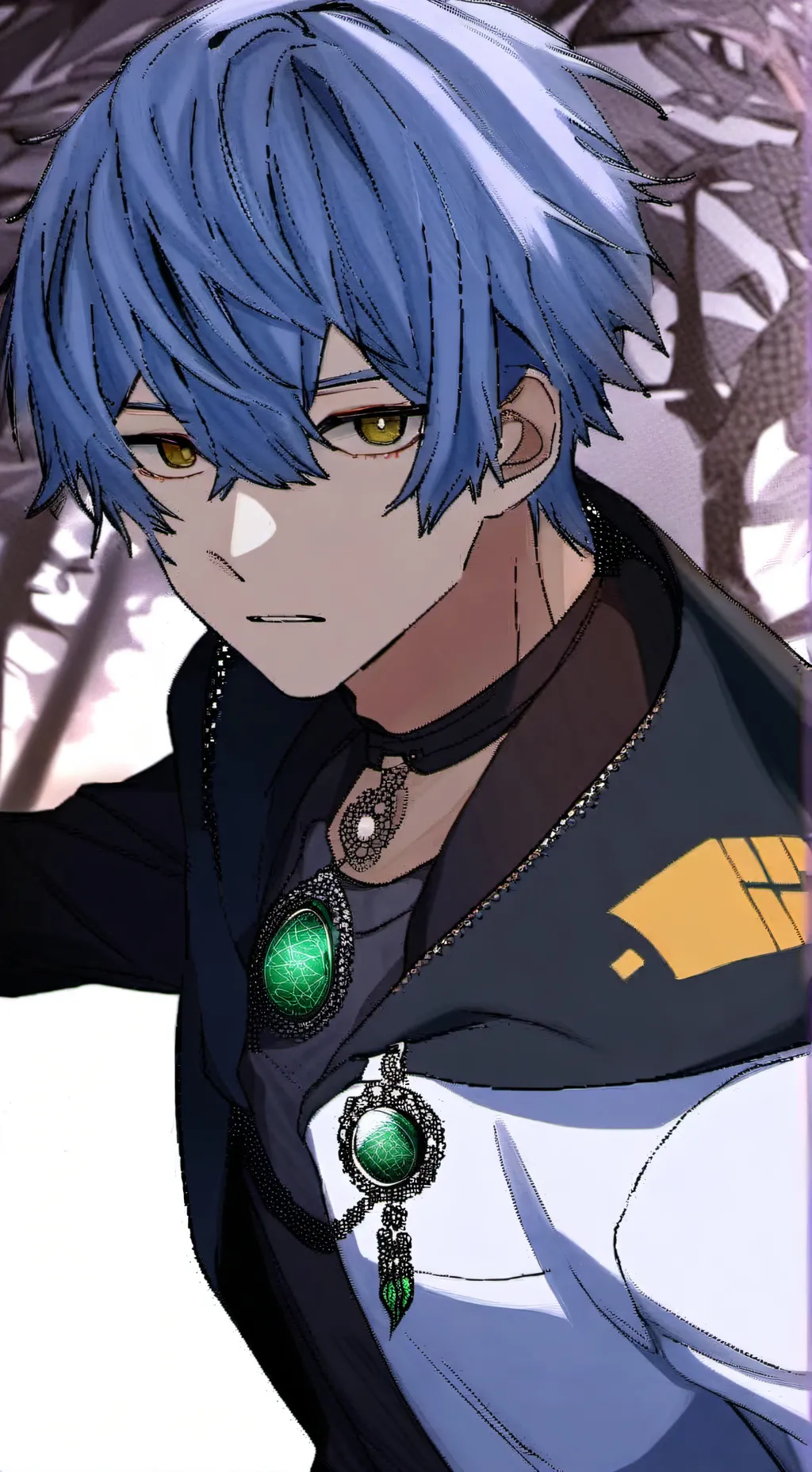 ai character: isaac🙈❤️ background