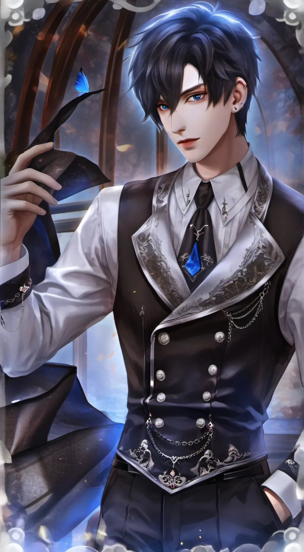 ai character: Tina  background