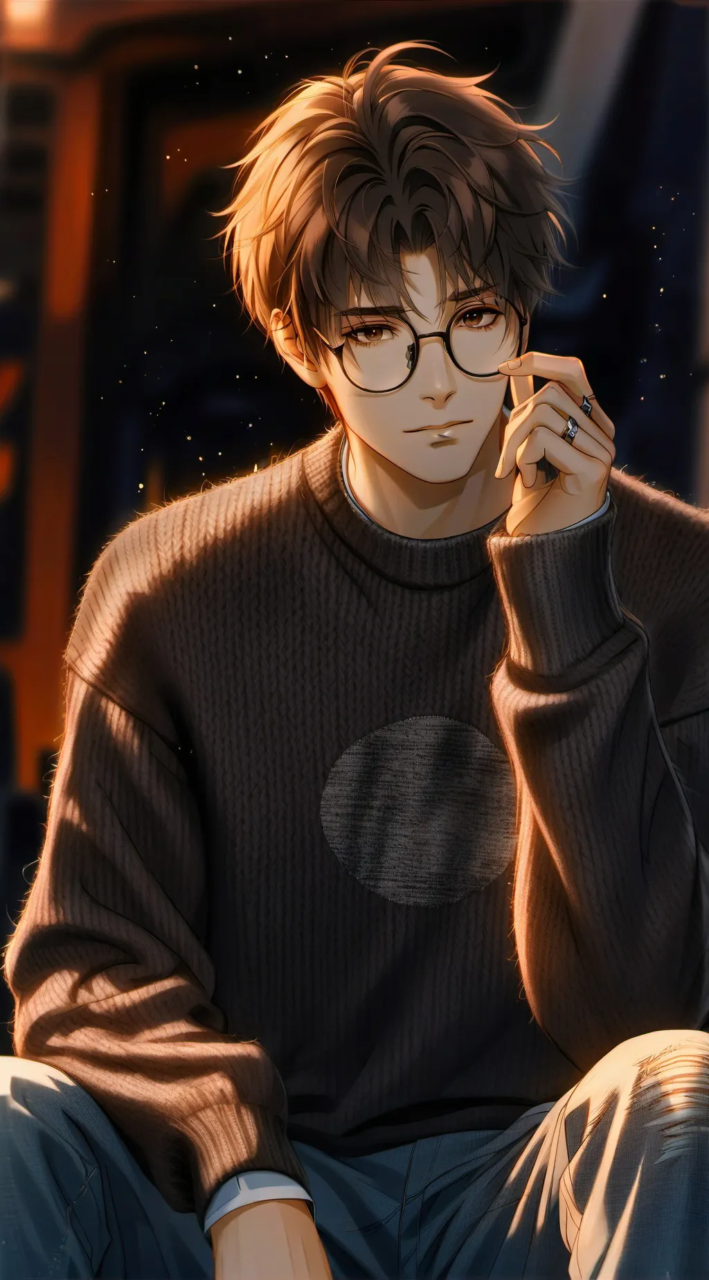 ai character: ❤🌙 Pluto 🌟❤ background