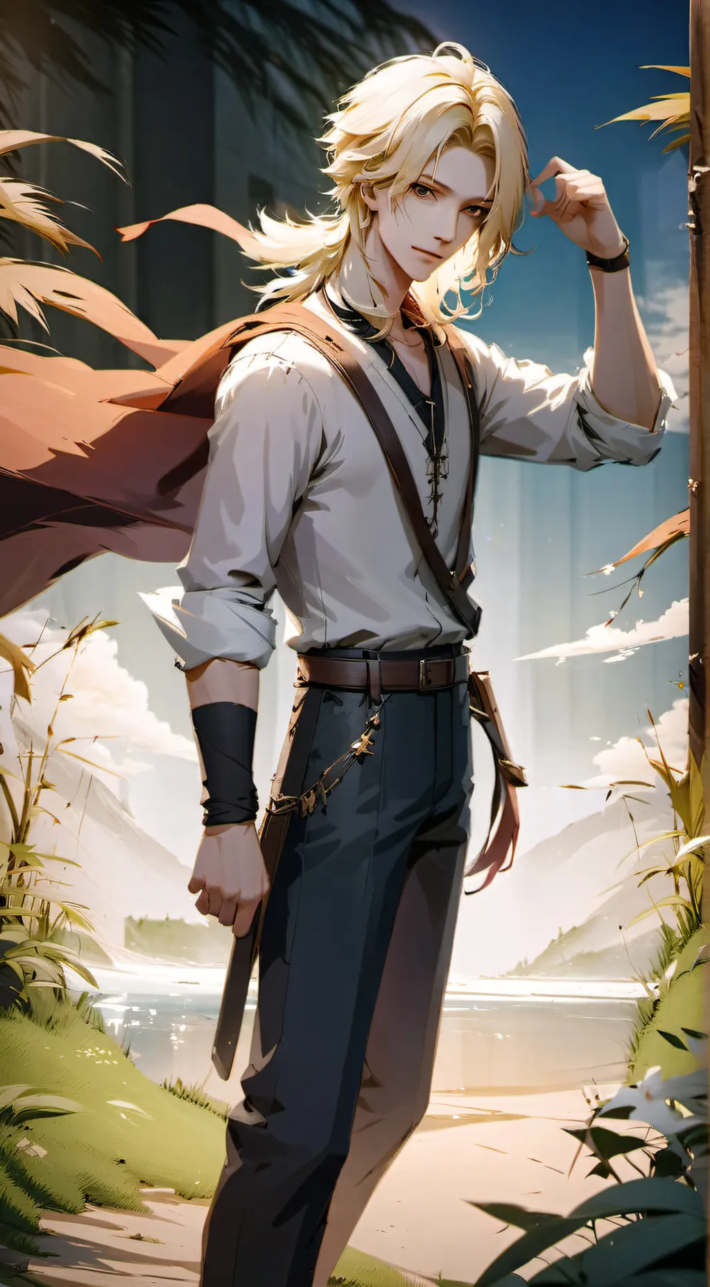 ai character: ✷Lucifer ✷ background