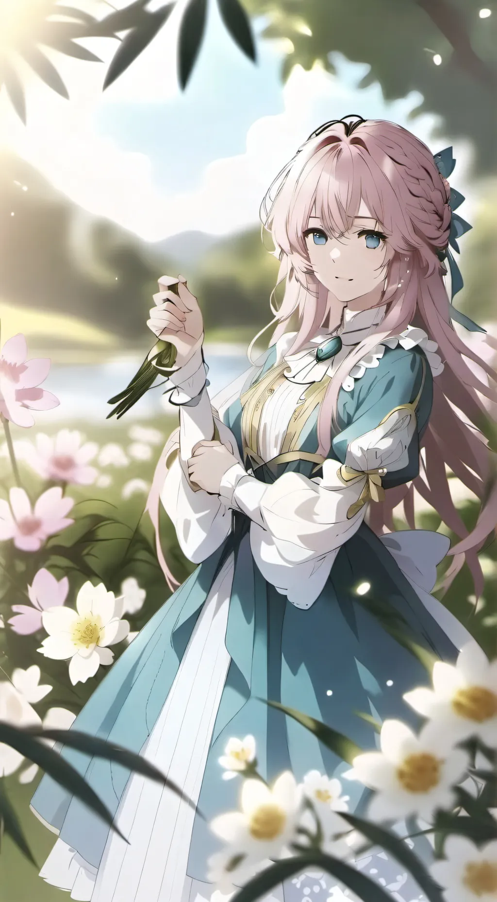 ai character: ❤️💗Сара💗❤️ background