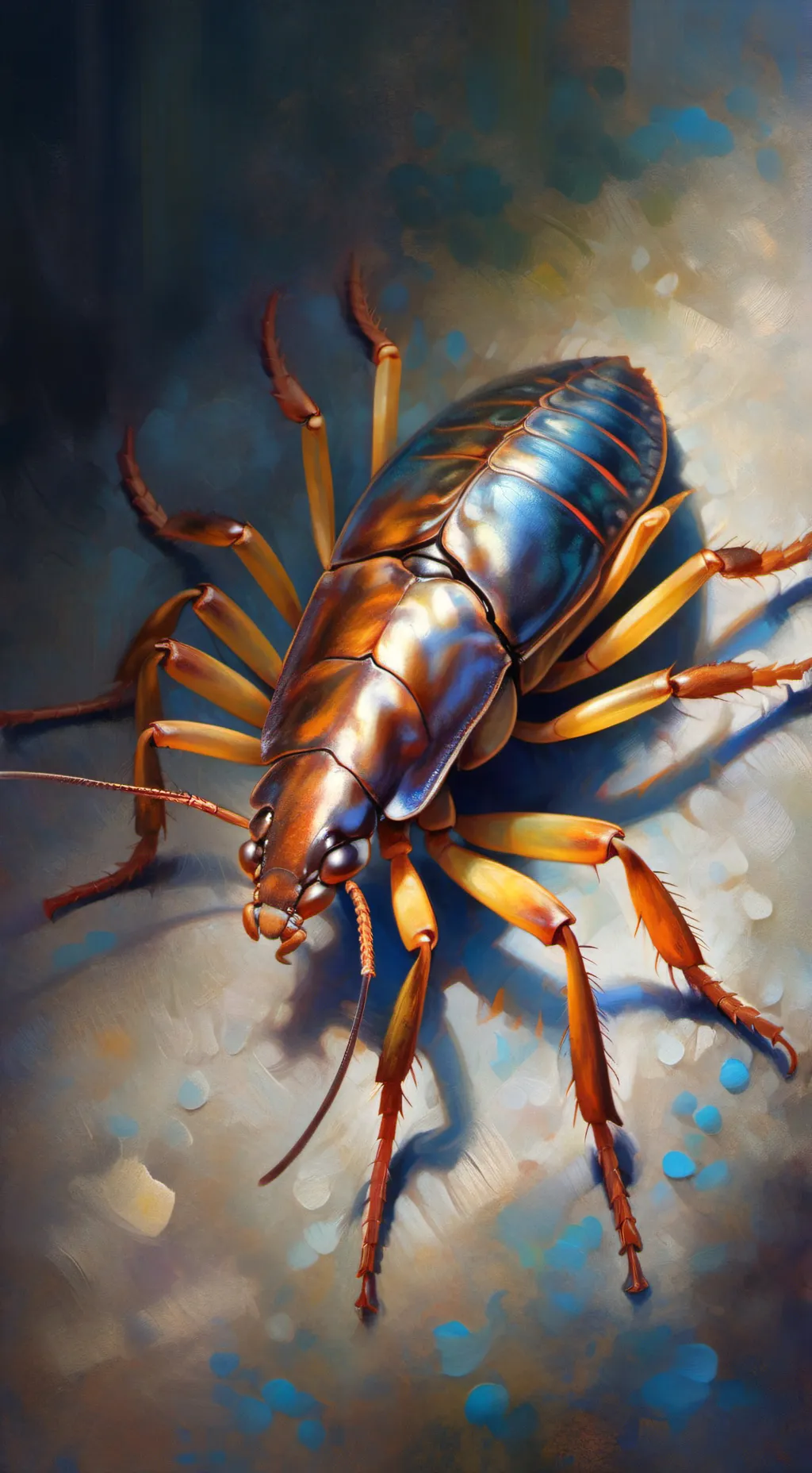 ai character: Cockroach 3AmScary background