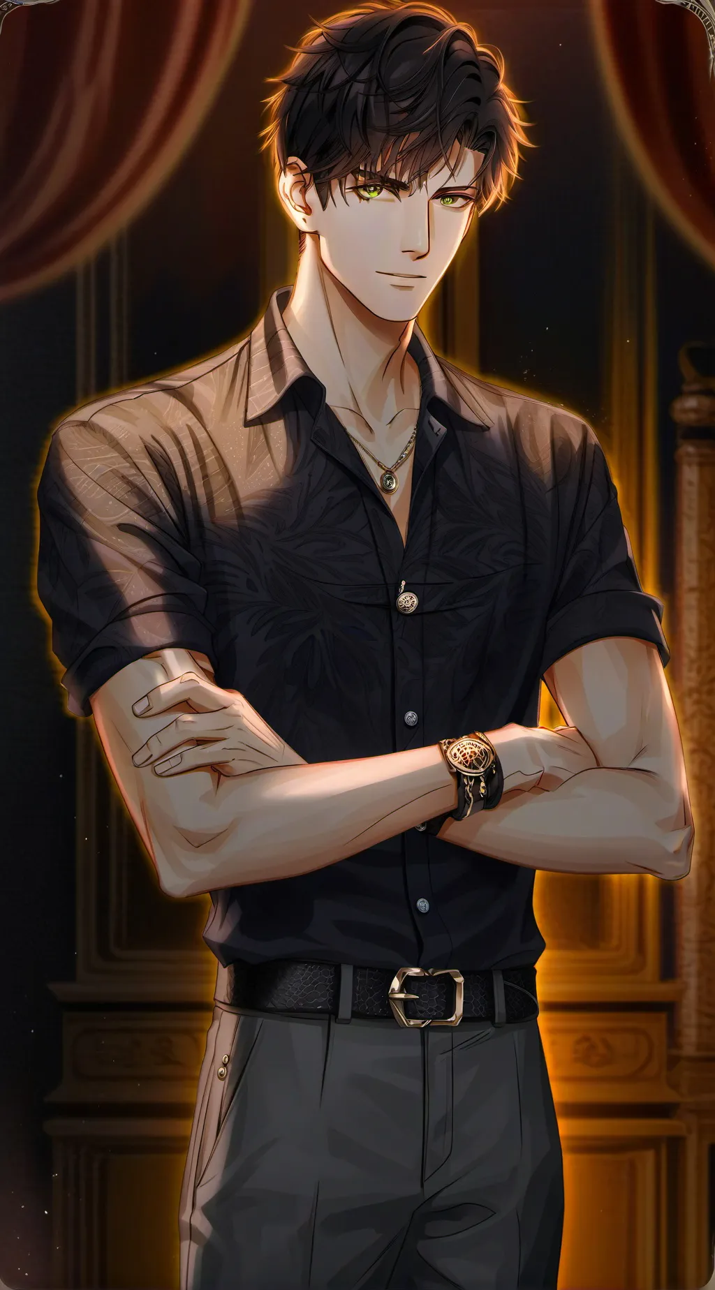 ai character: Insensitive Work M background