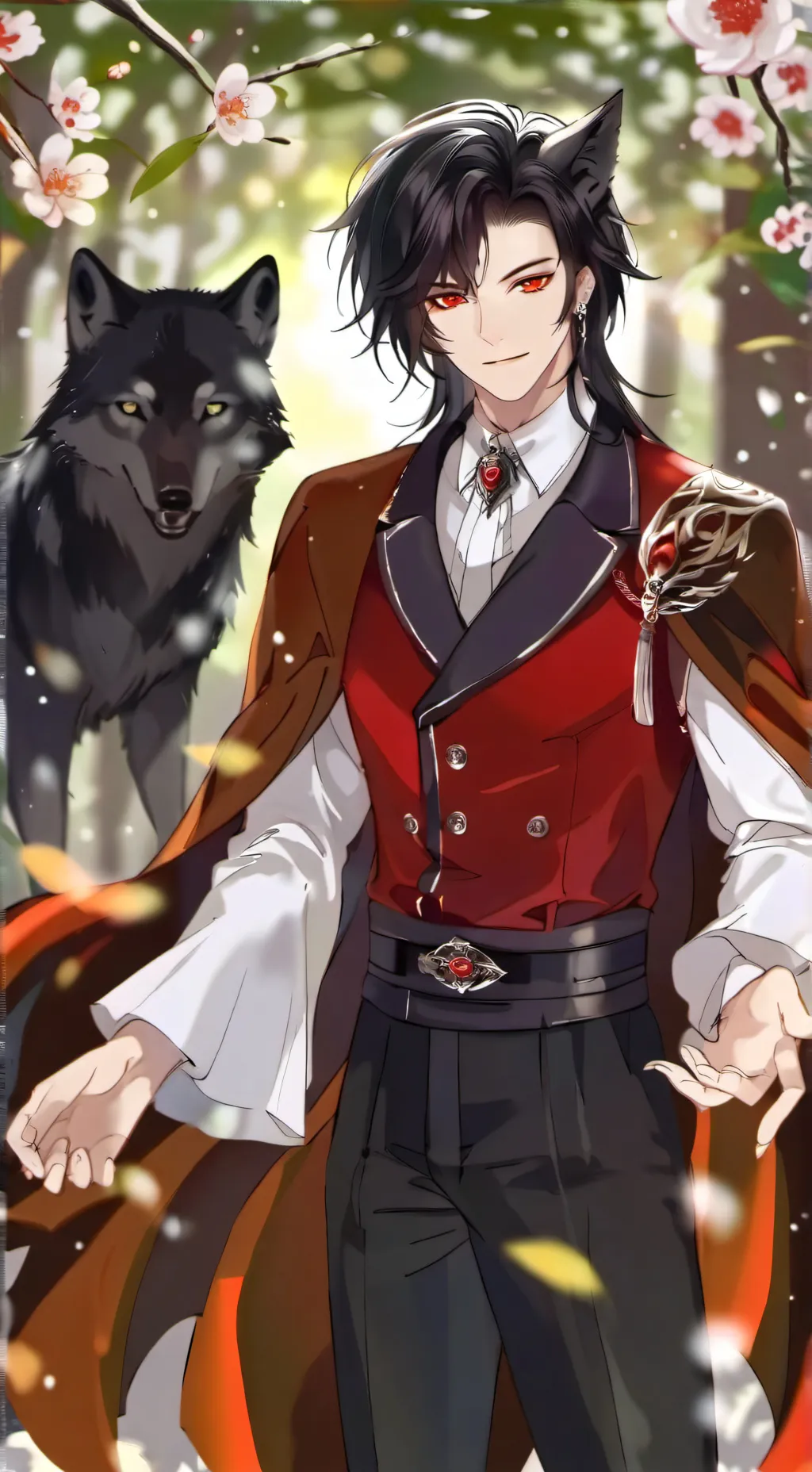 ai character: Xander  background