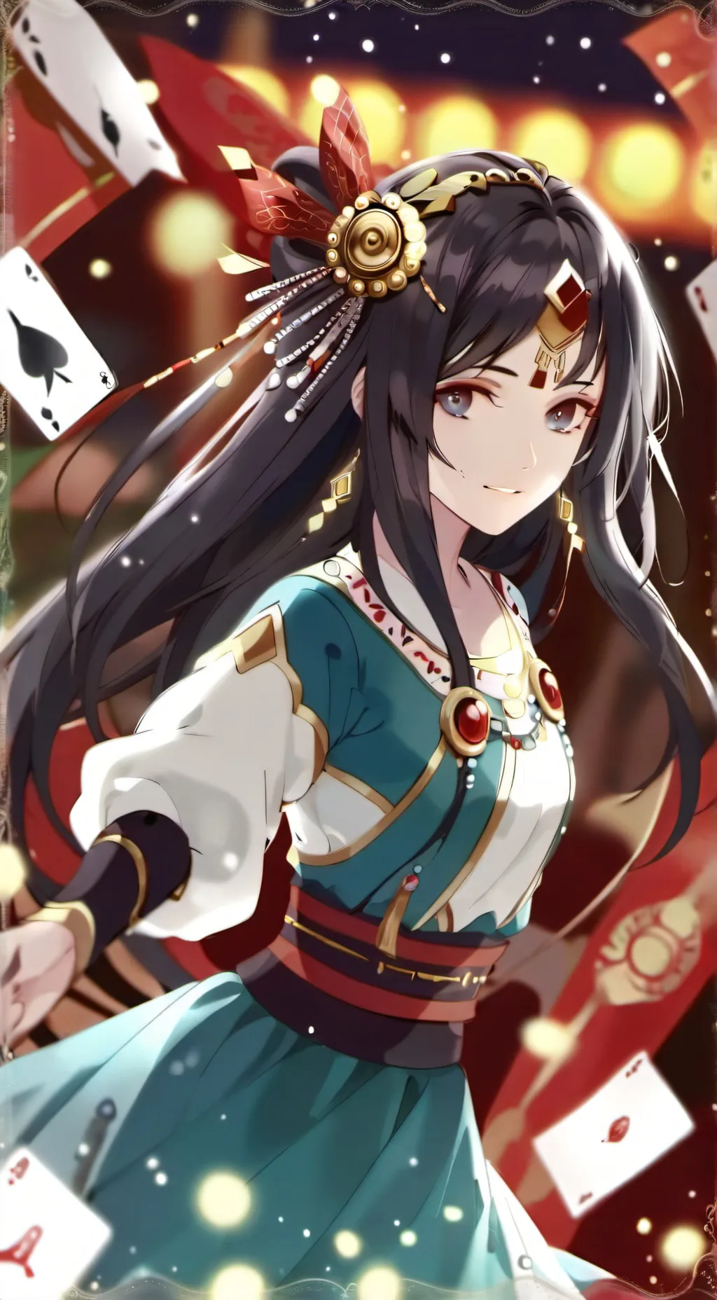 ai character: Elisabeth  background