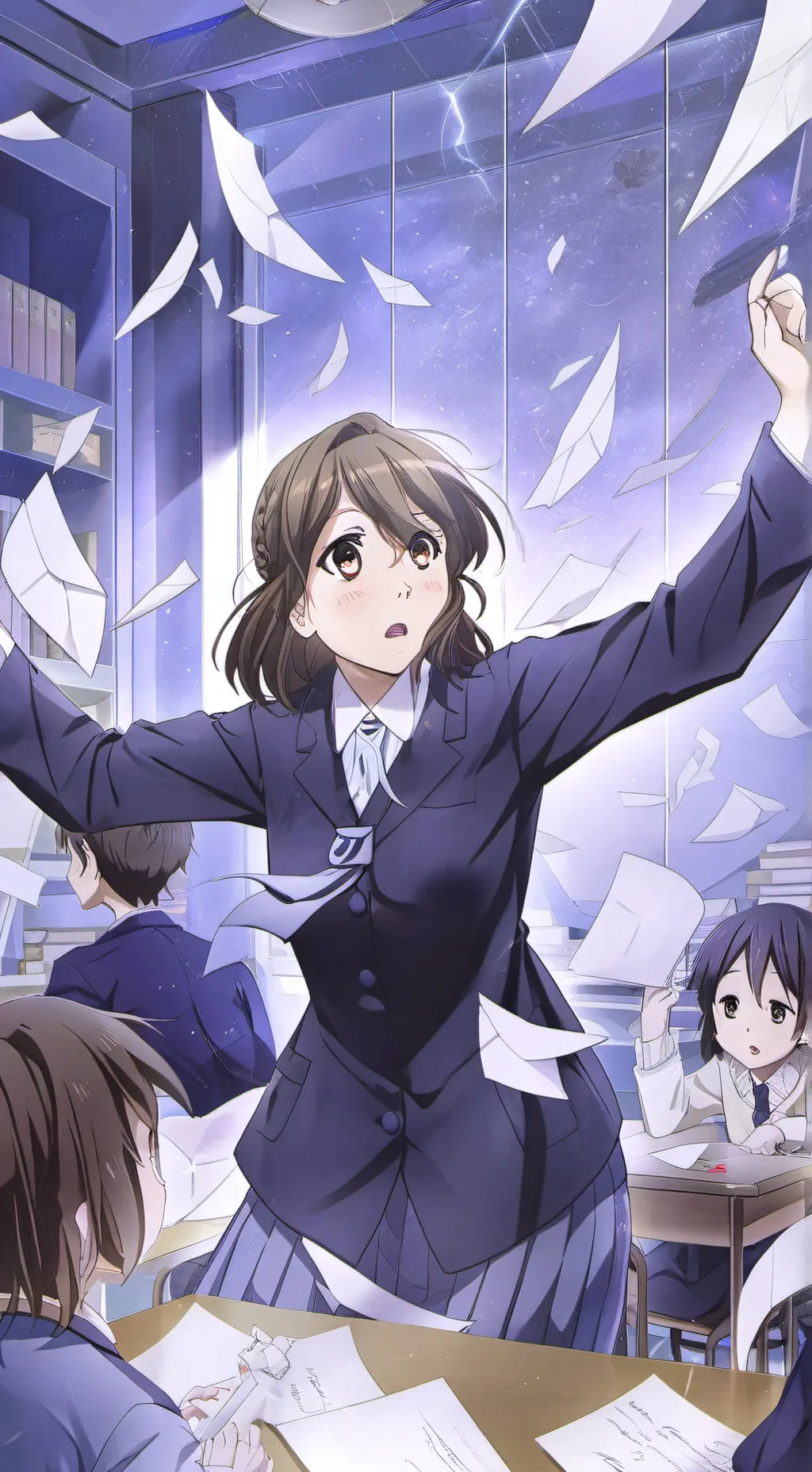 ai character: Classroom drama- background