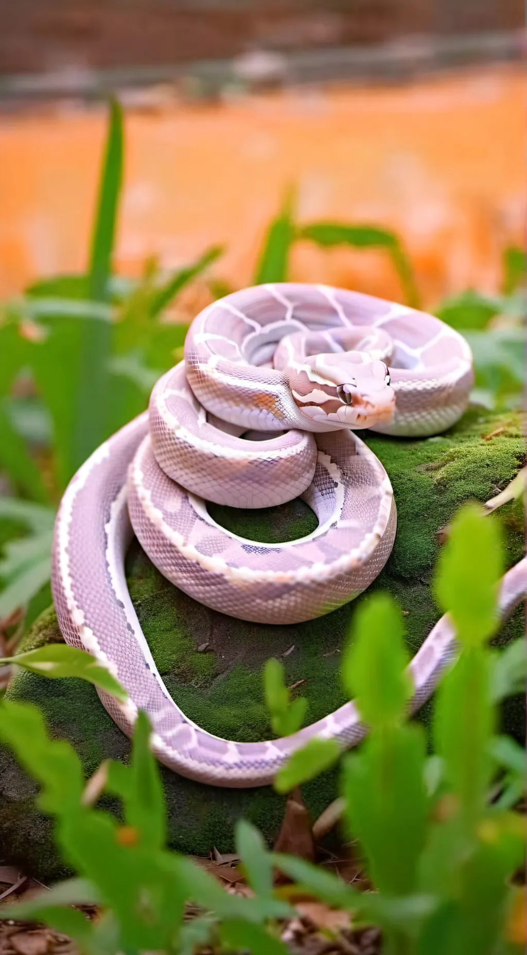 ai character: Owner and snake background