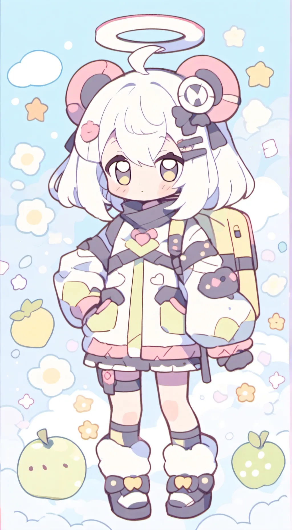 ai character: MHA Discord background