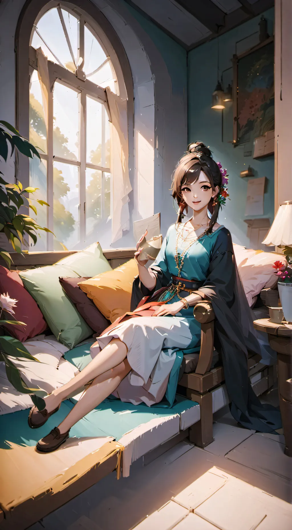 ai character: Kori Amada background