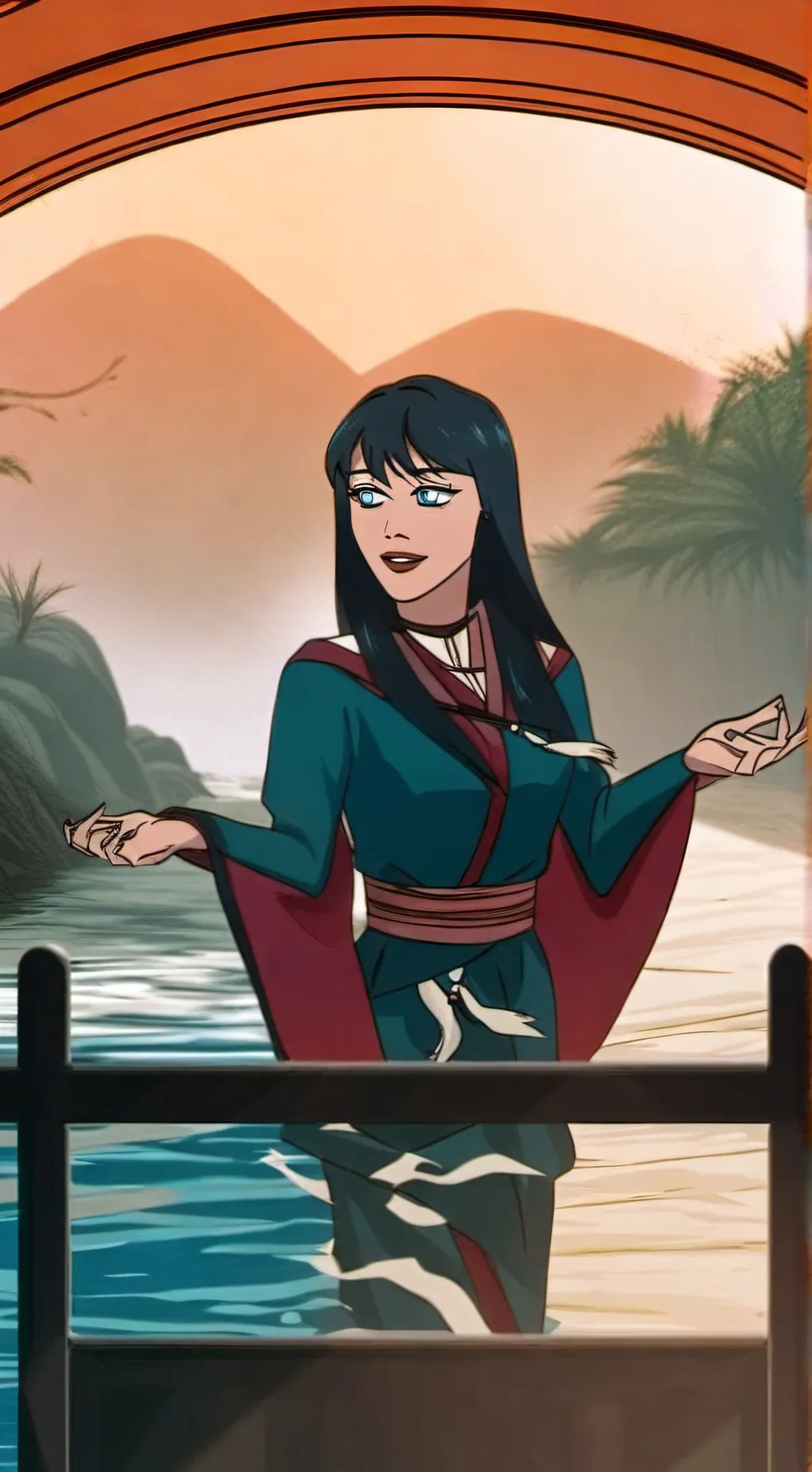 ai character: Catalina background