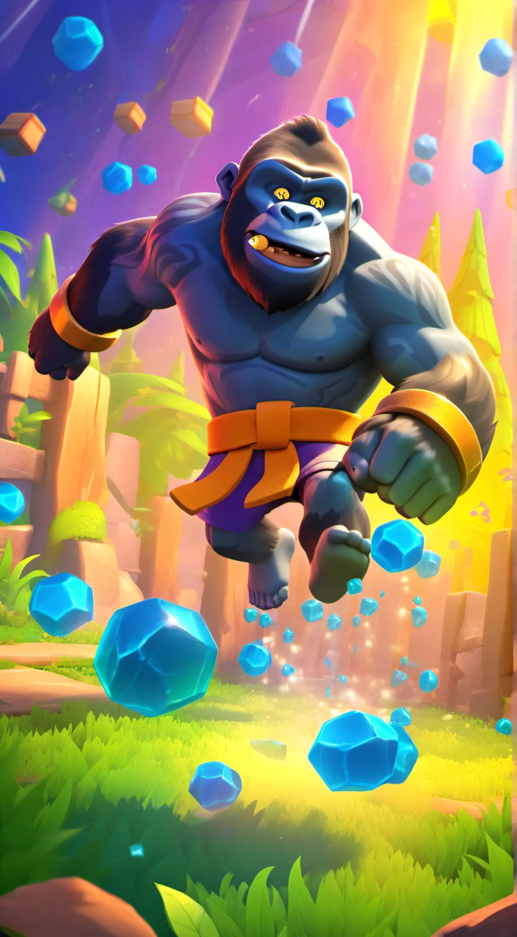 ai character: Gorilla tag family background