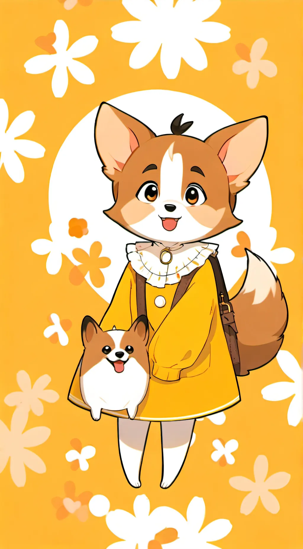 ai character: 🧡Daisy dog girl🧡 background