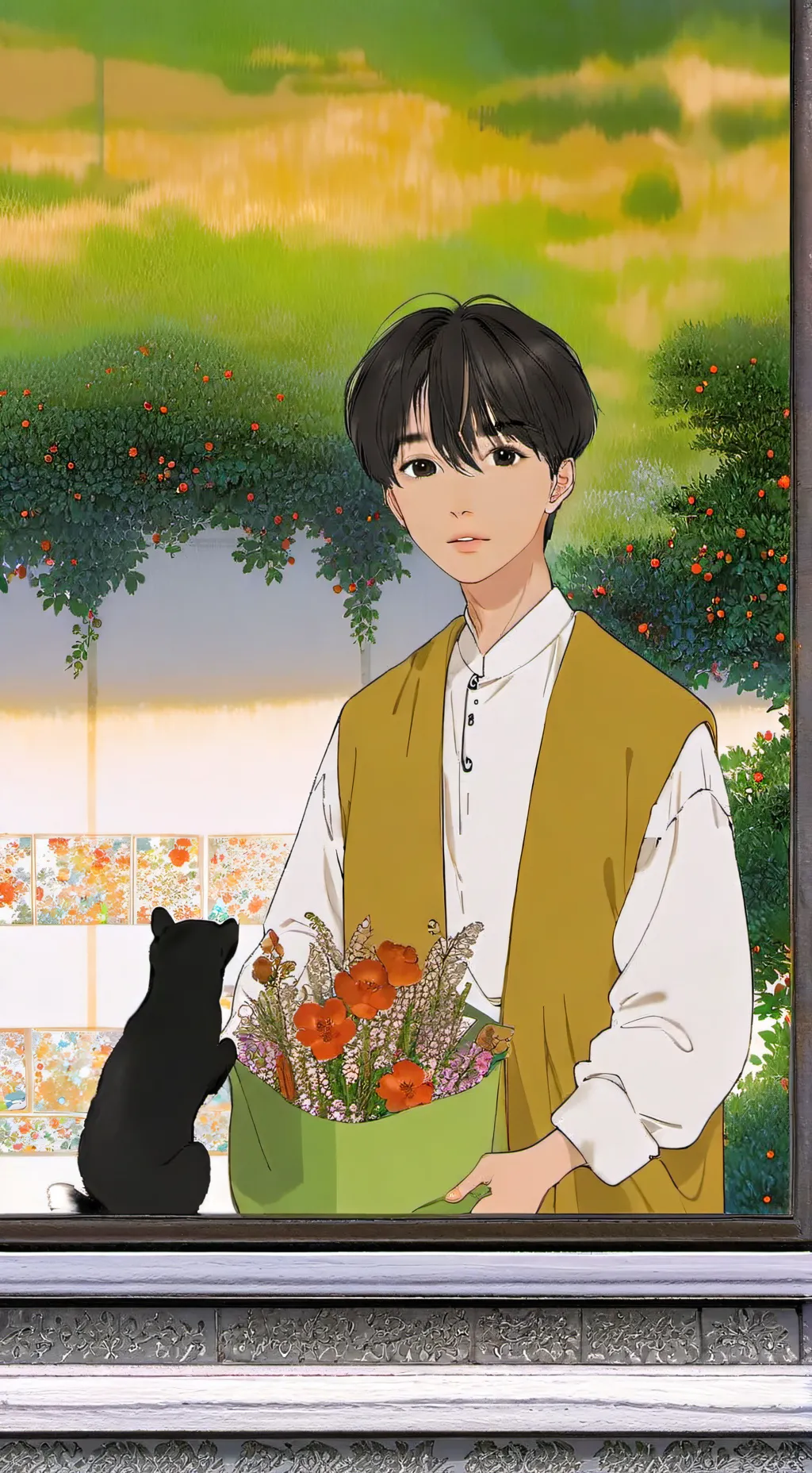 ai character: adam ¡☆! background