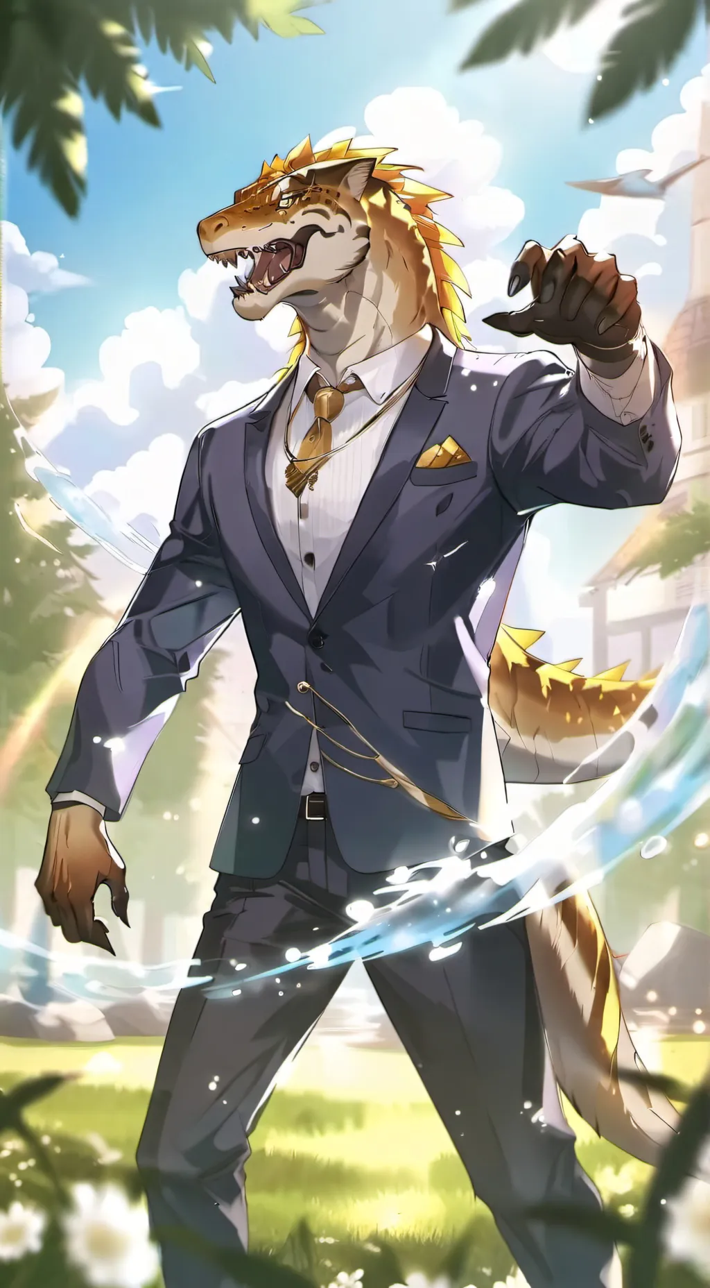 ai character: sir . rex  background