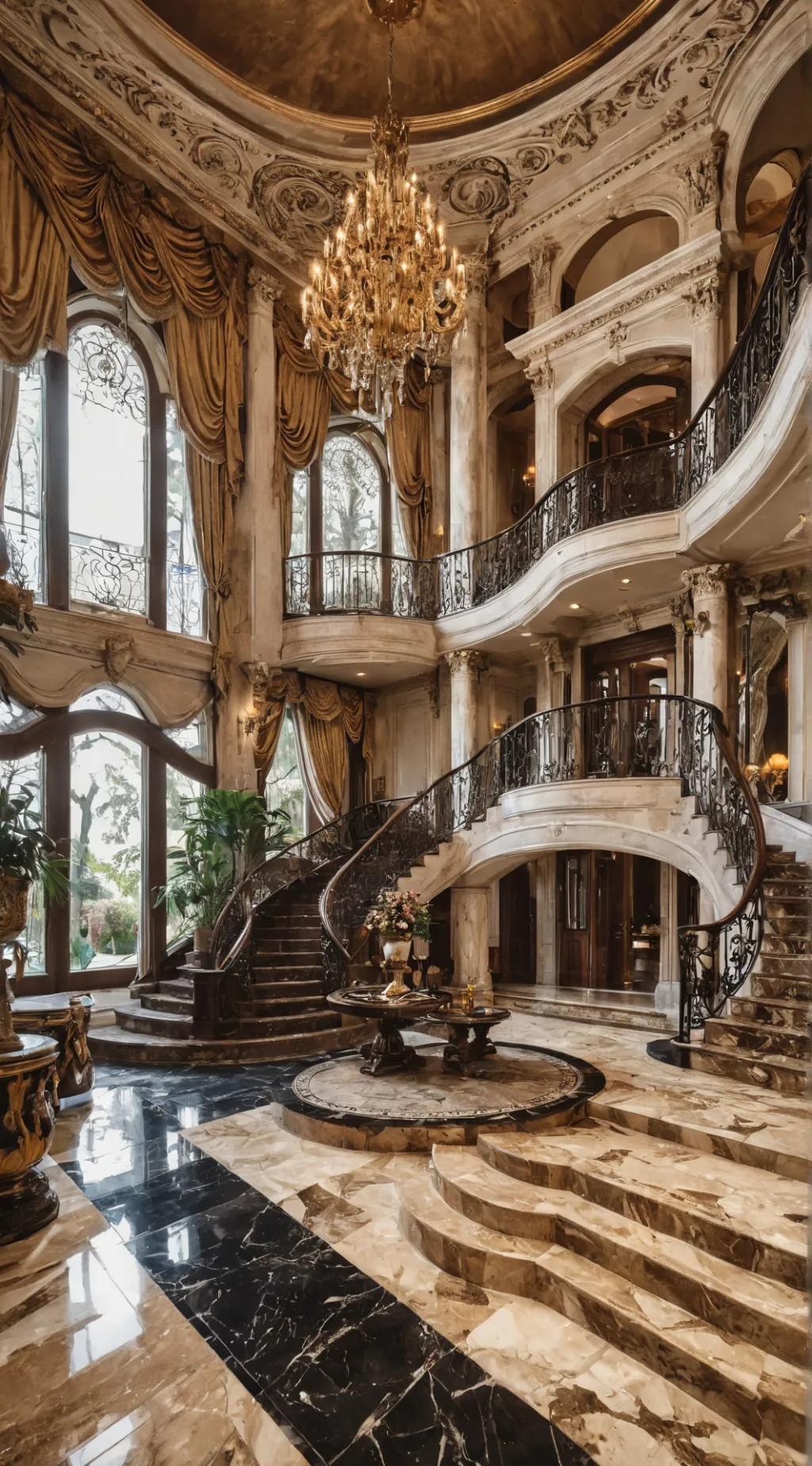 ai character: Rich Life Hell Sim background