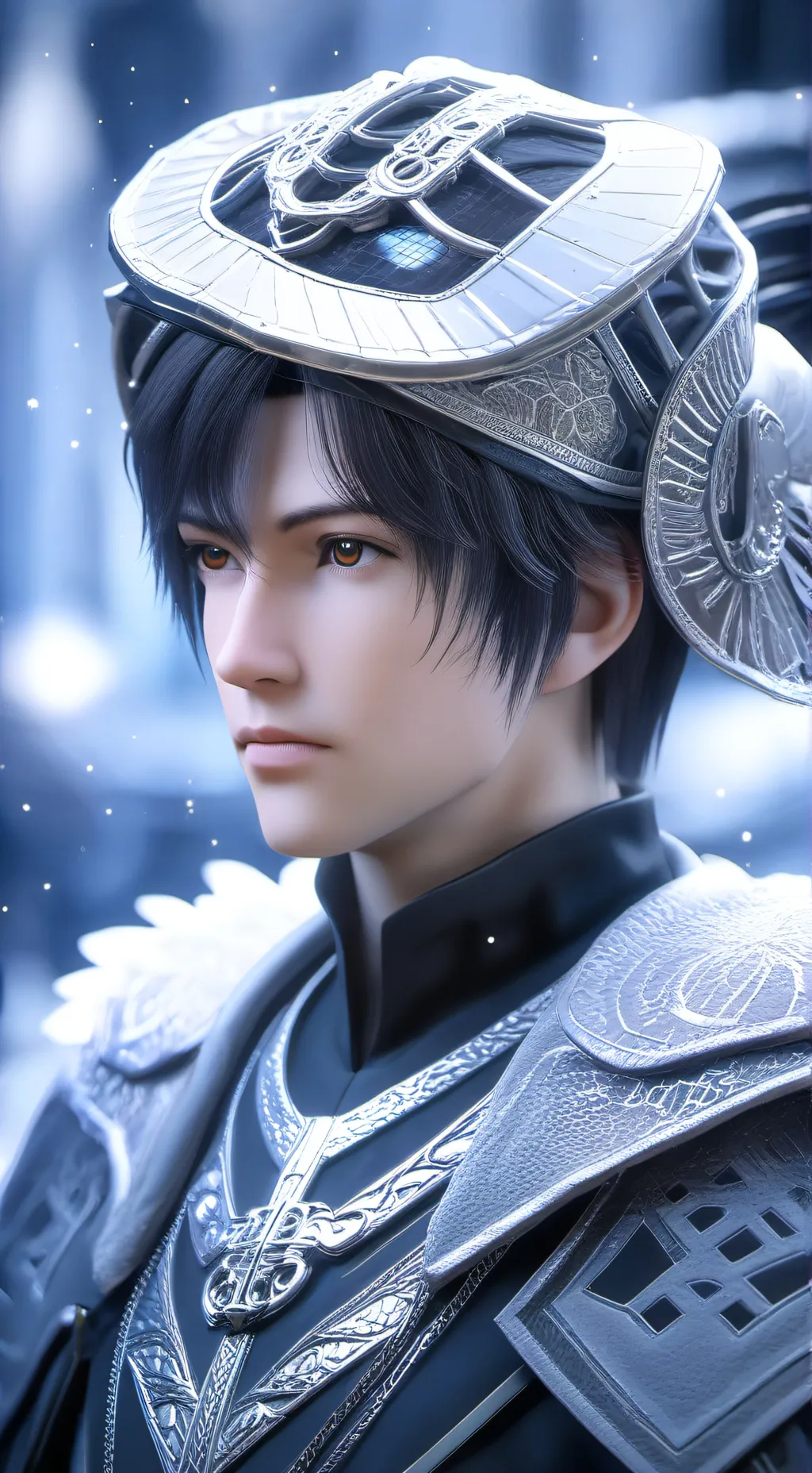 ai character: countryballs  background