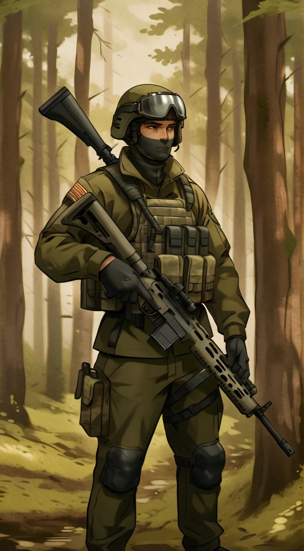 ai character: Джонатан background