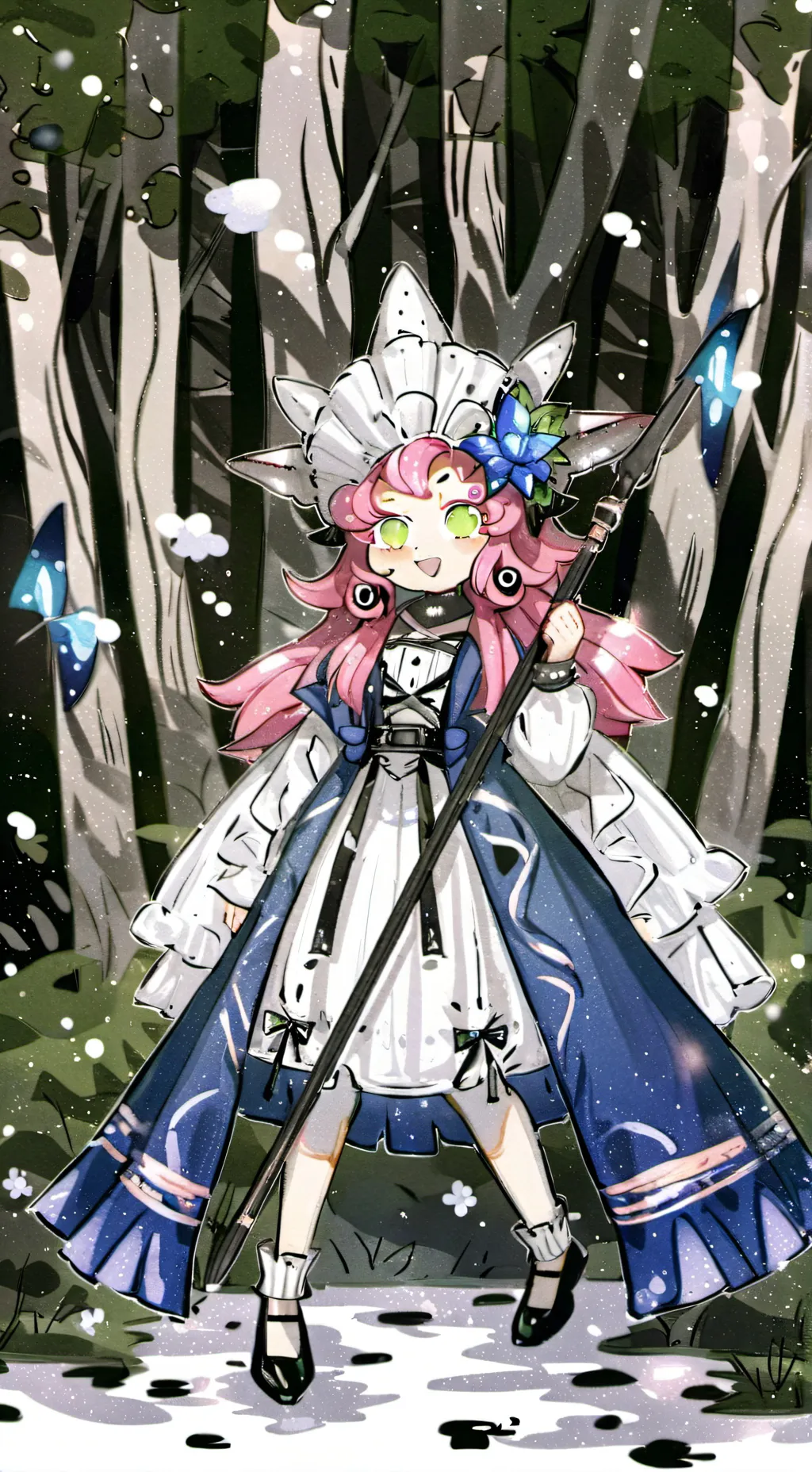 ai character: Flightless birb background