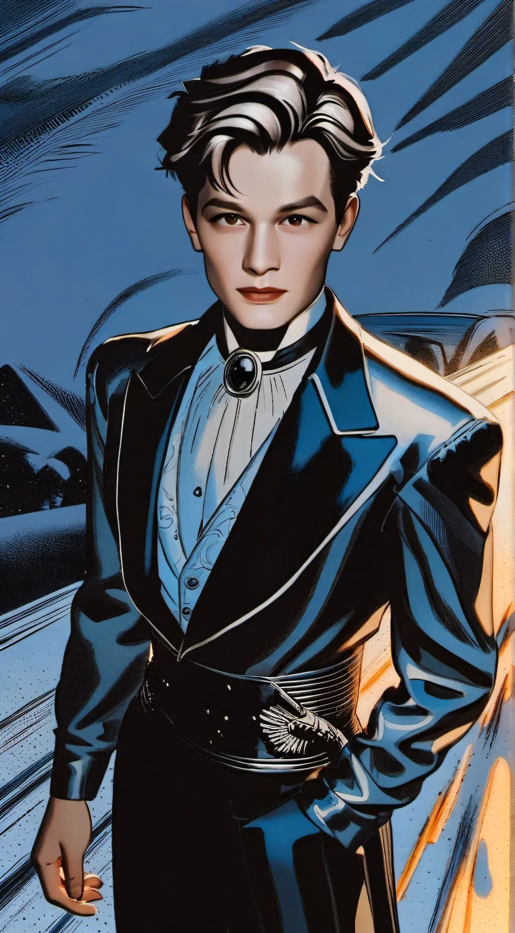 ai character: Zane  background