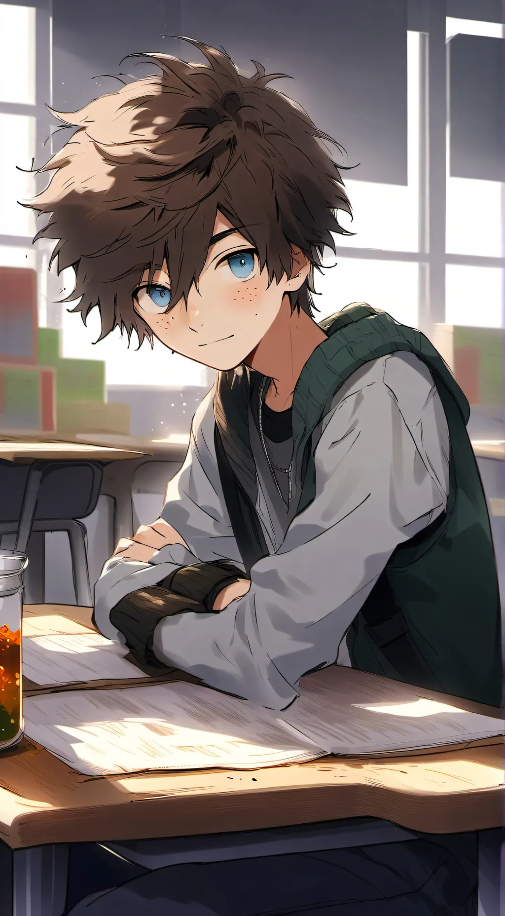 ai character: Evan background