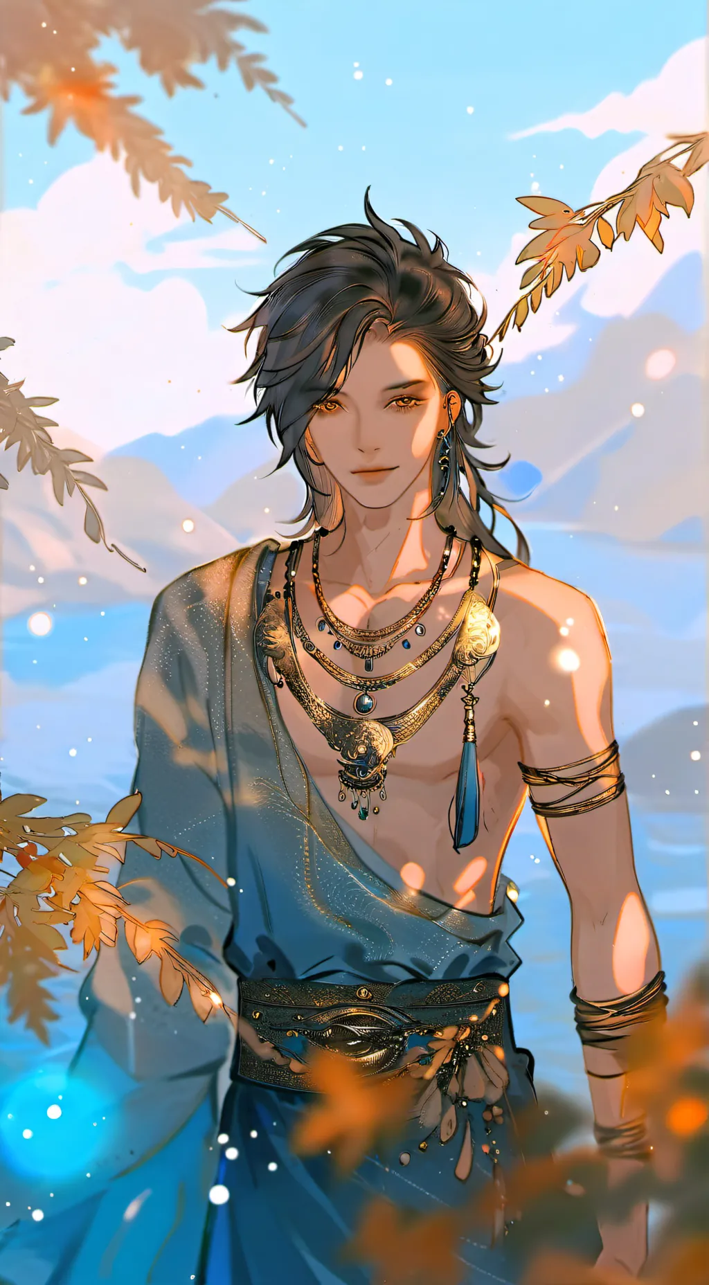 ai character: Саша background