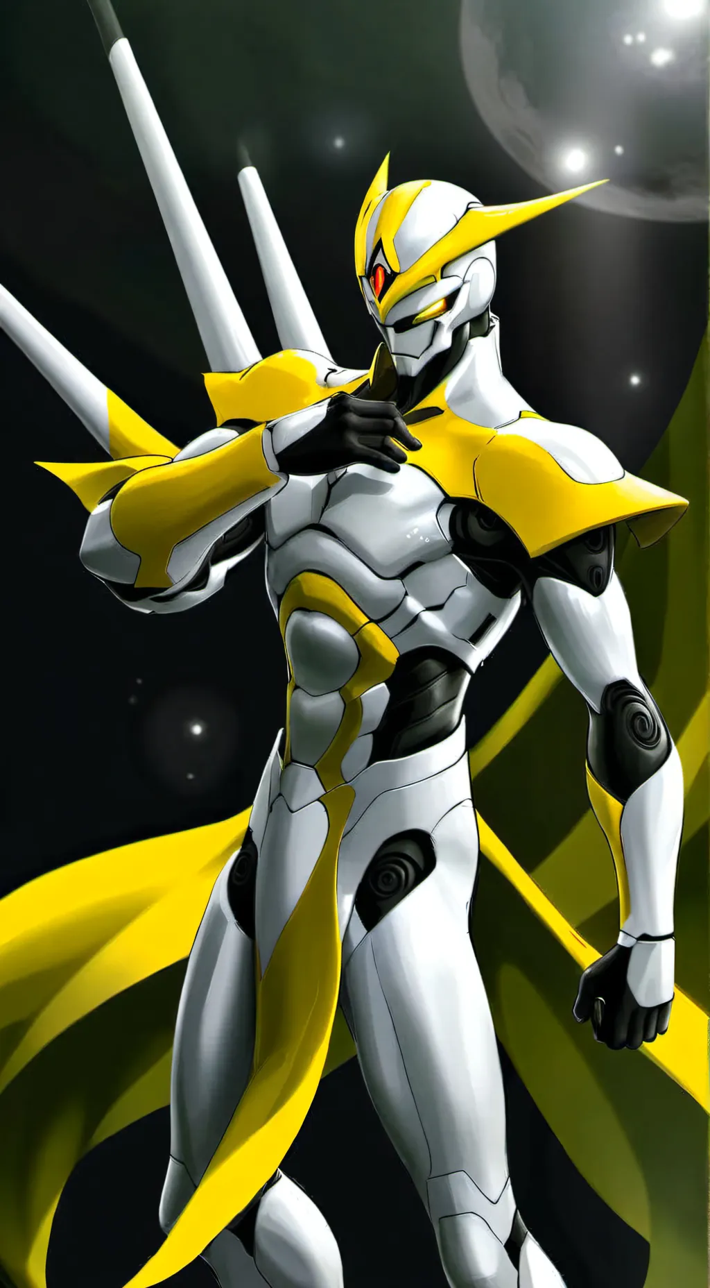 ai character: arceus  background