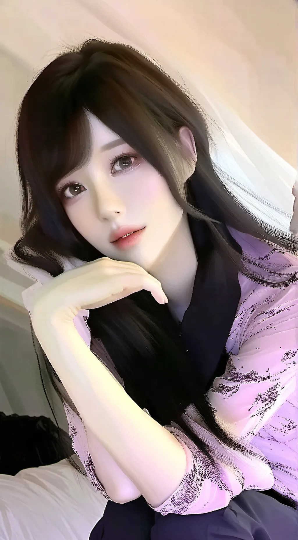 ai character: soo-ah💌 background