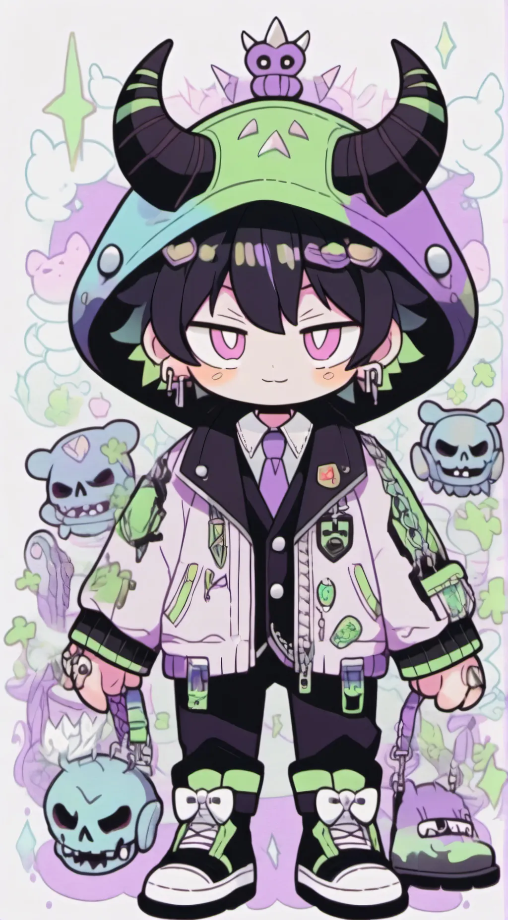 ai character: Nifty  background