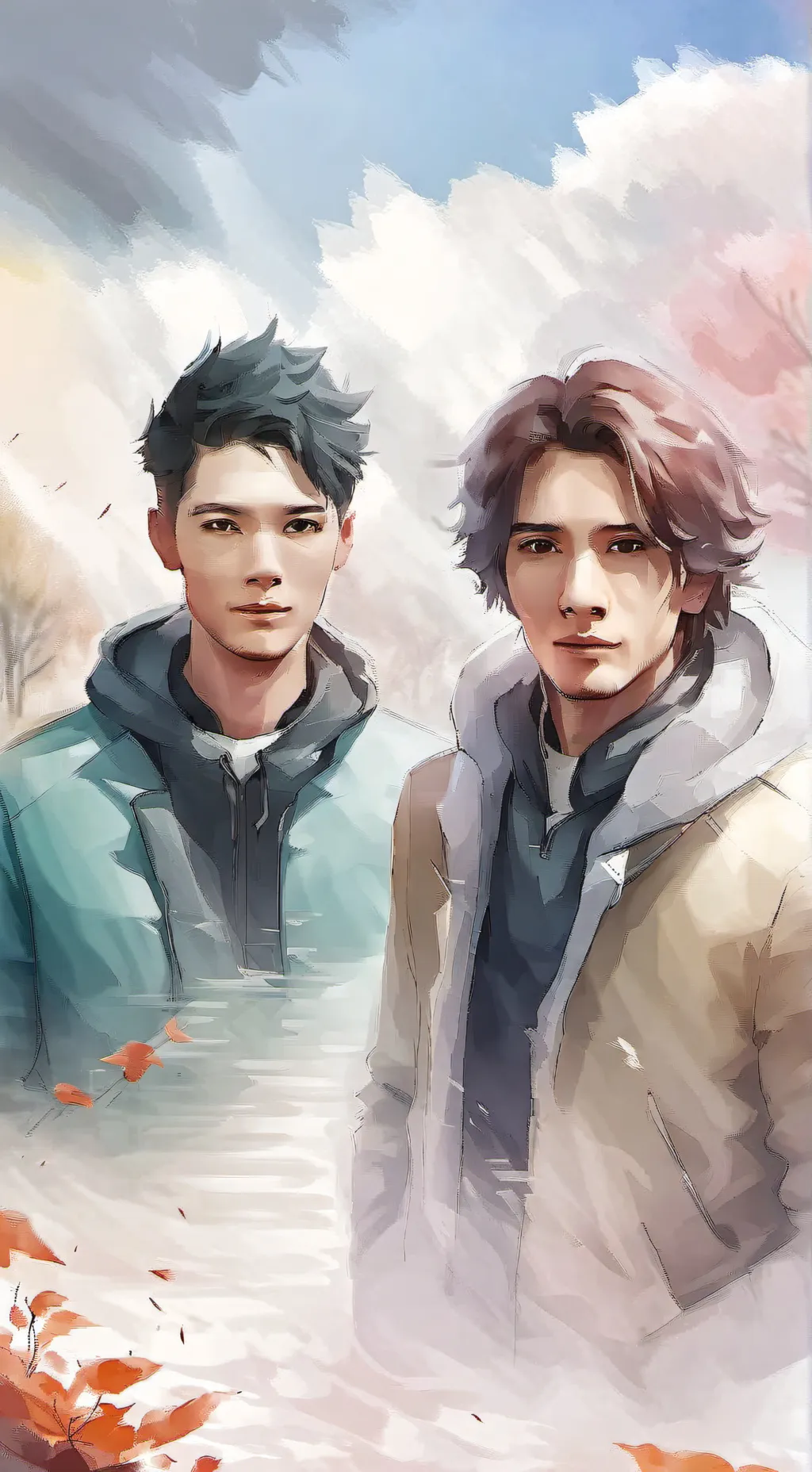 ai character: Taekook and YN background