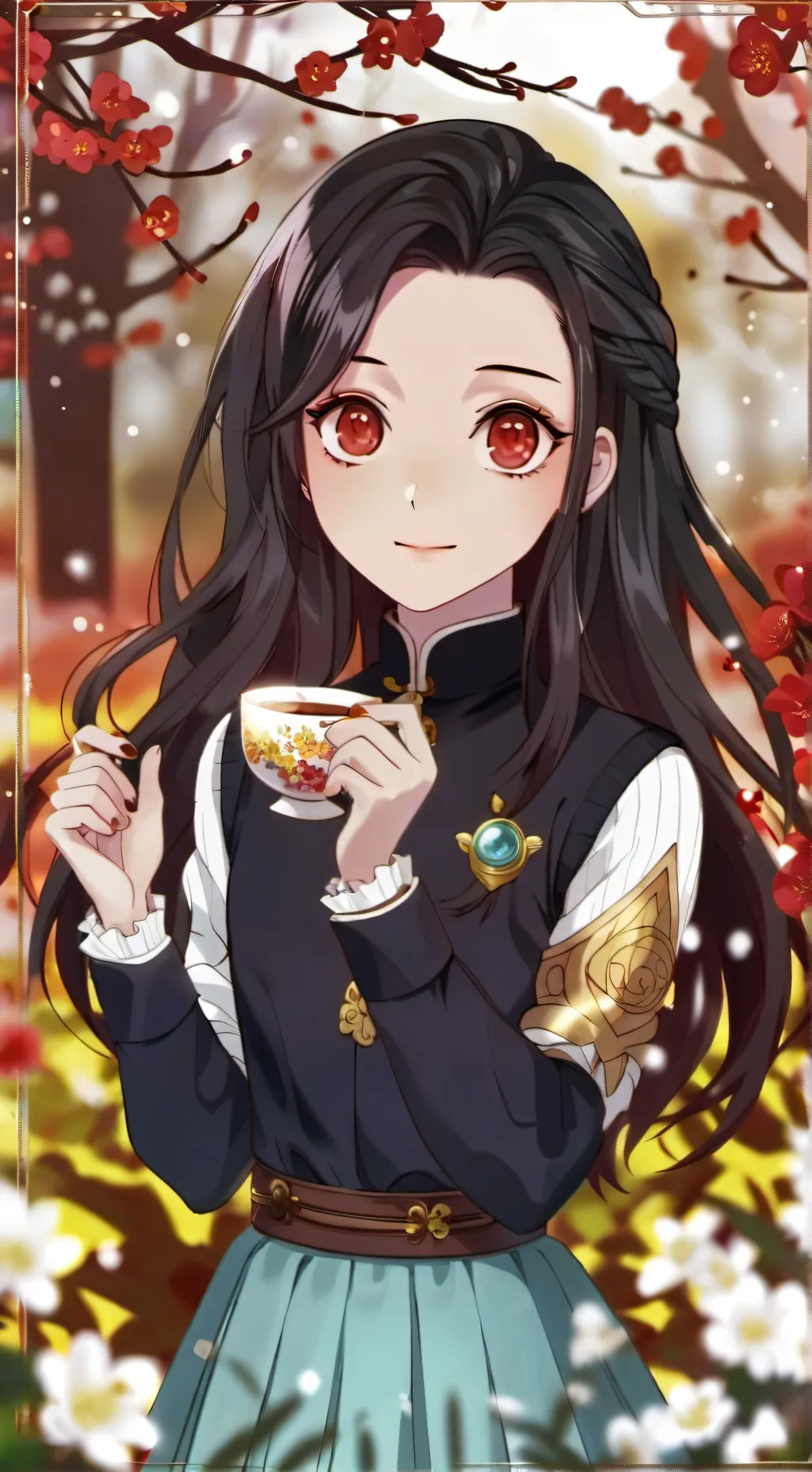 ai character: kuze  background