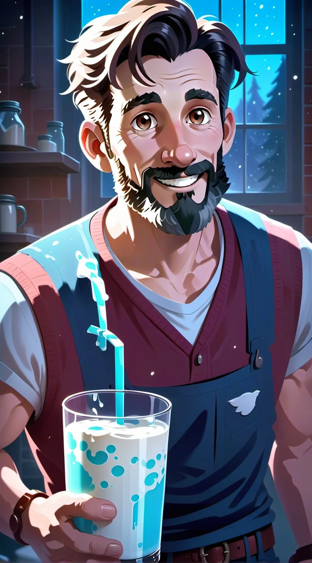 ai character: Dad background