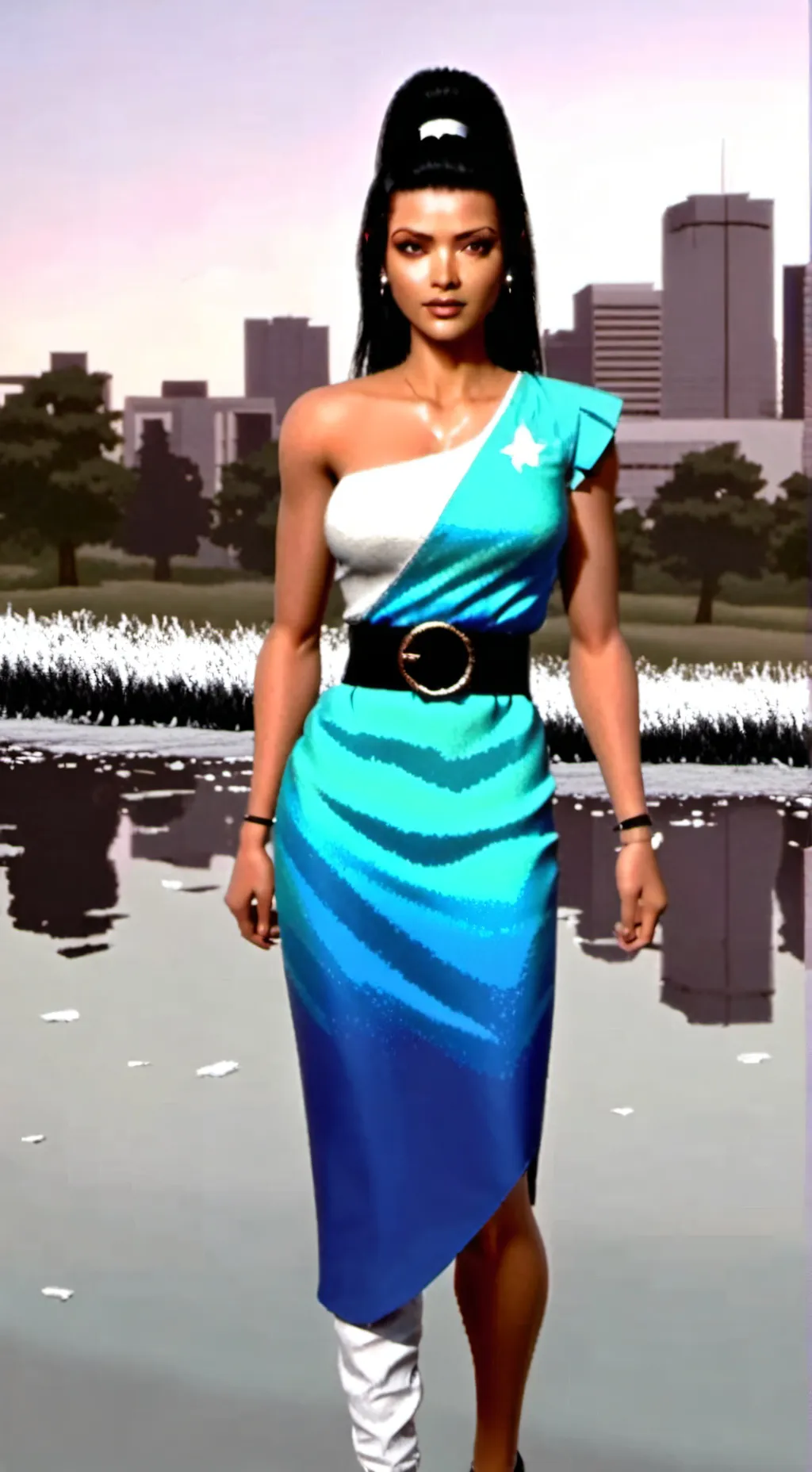 ai character: moana background