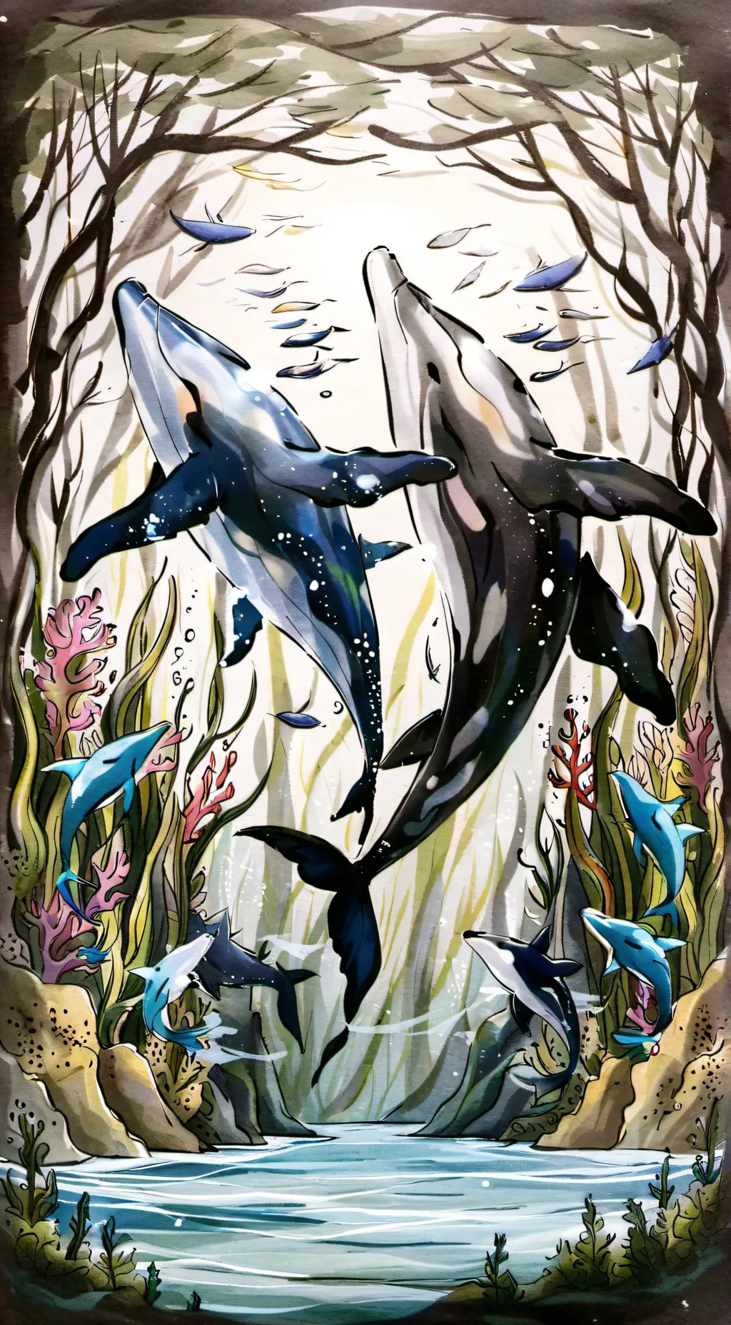 ai character: ian's Waterpark background