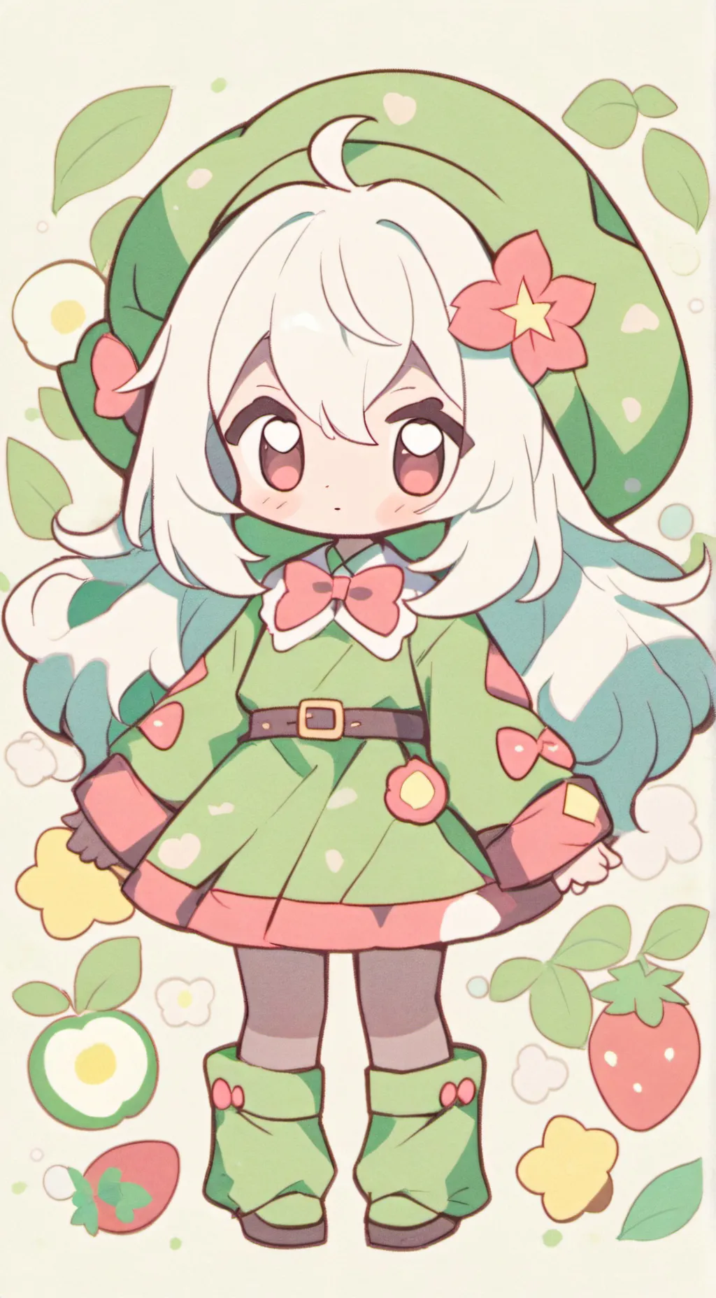 ai character: Sprout and cosmo background