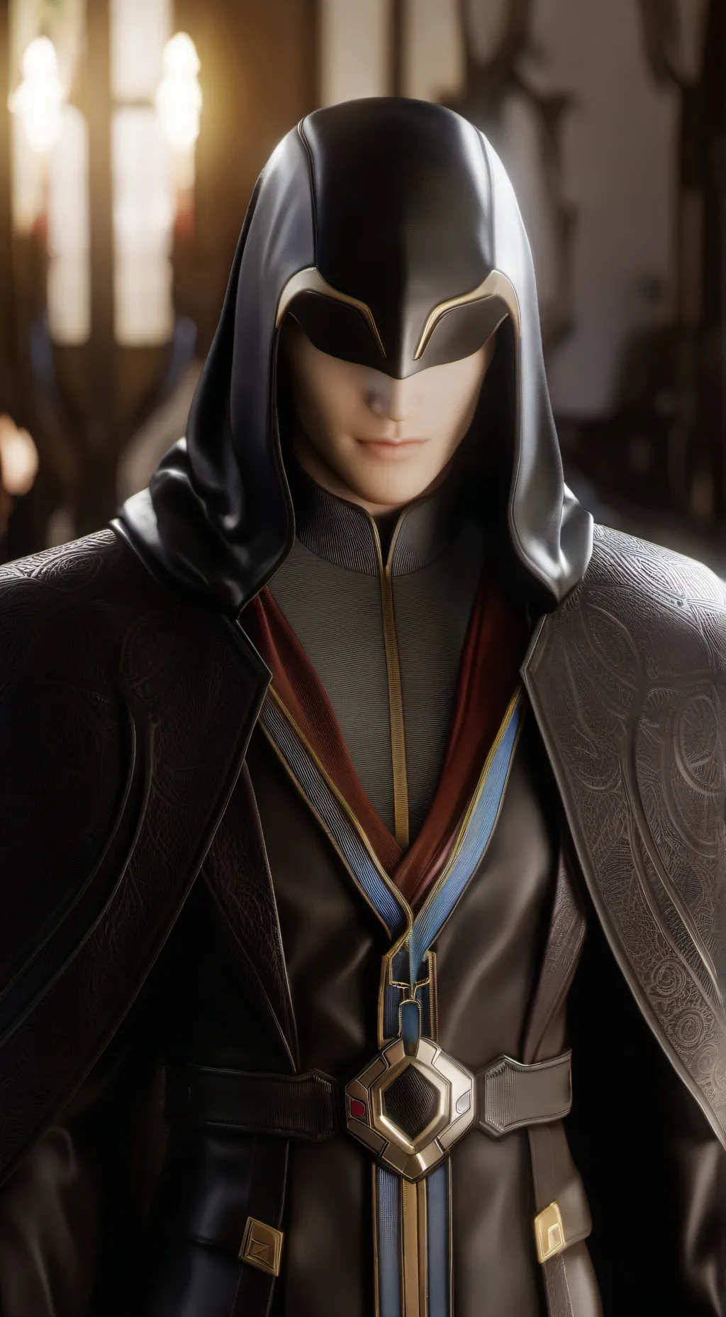 ai character: DOUBLEFEDORA🤑🤑 background